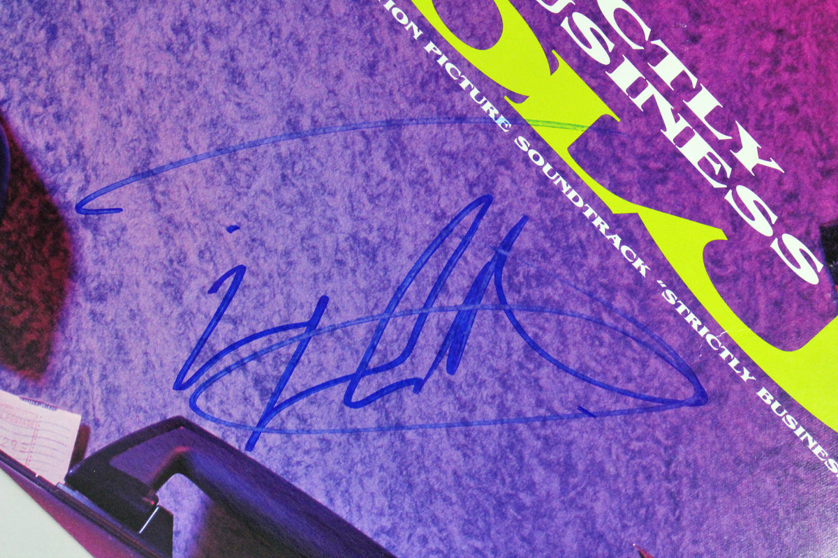 L.L. Cool J Signed Strictly Business Soundtrack Album Cover W/ Vinyl BAS #H13262