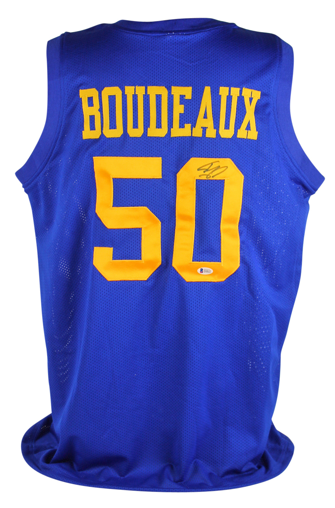 Shaquille O'Neal Blue Chips Signed Blue Western University Jersey BAS Witnessed