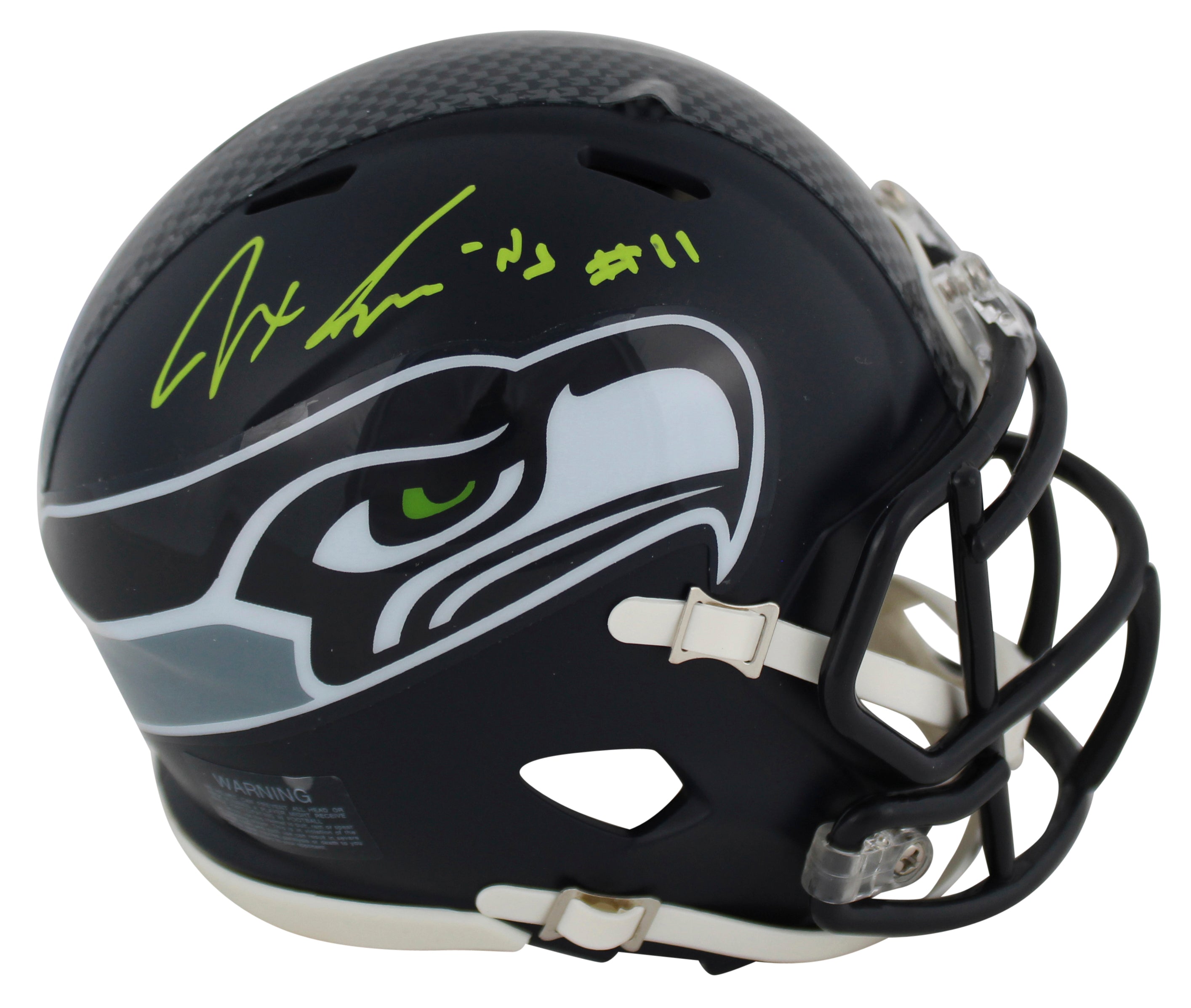 Seahawks Jaxon Smith-Njigba Authentic Signed Speed Mini Helmet BAS #BM57167