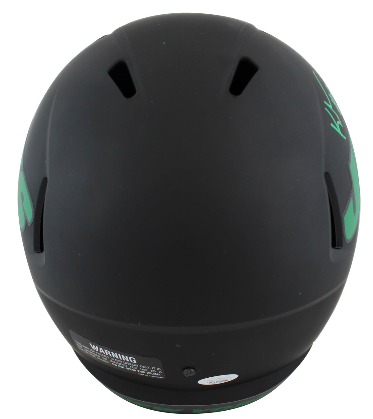 Jets Keyshawn Johnson Signed Eclipse Full Size Speed Rep Helmet JSA Witness