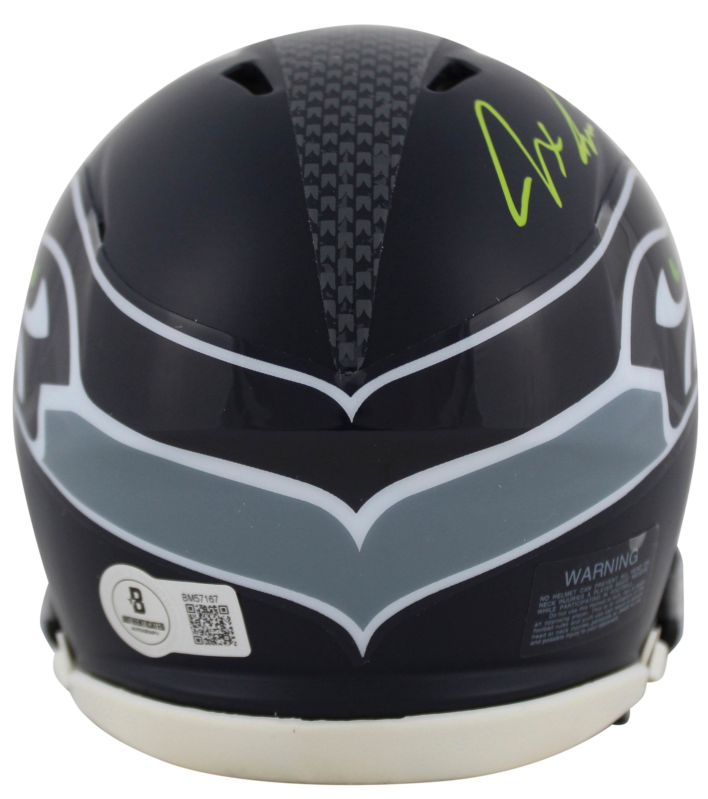 Seahawks Jaxon Smith-Njigba Authentic Signed Speed Mini Helmet BAS #BM57167
