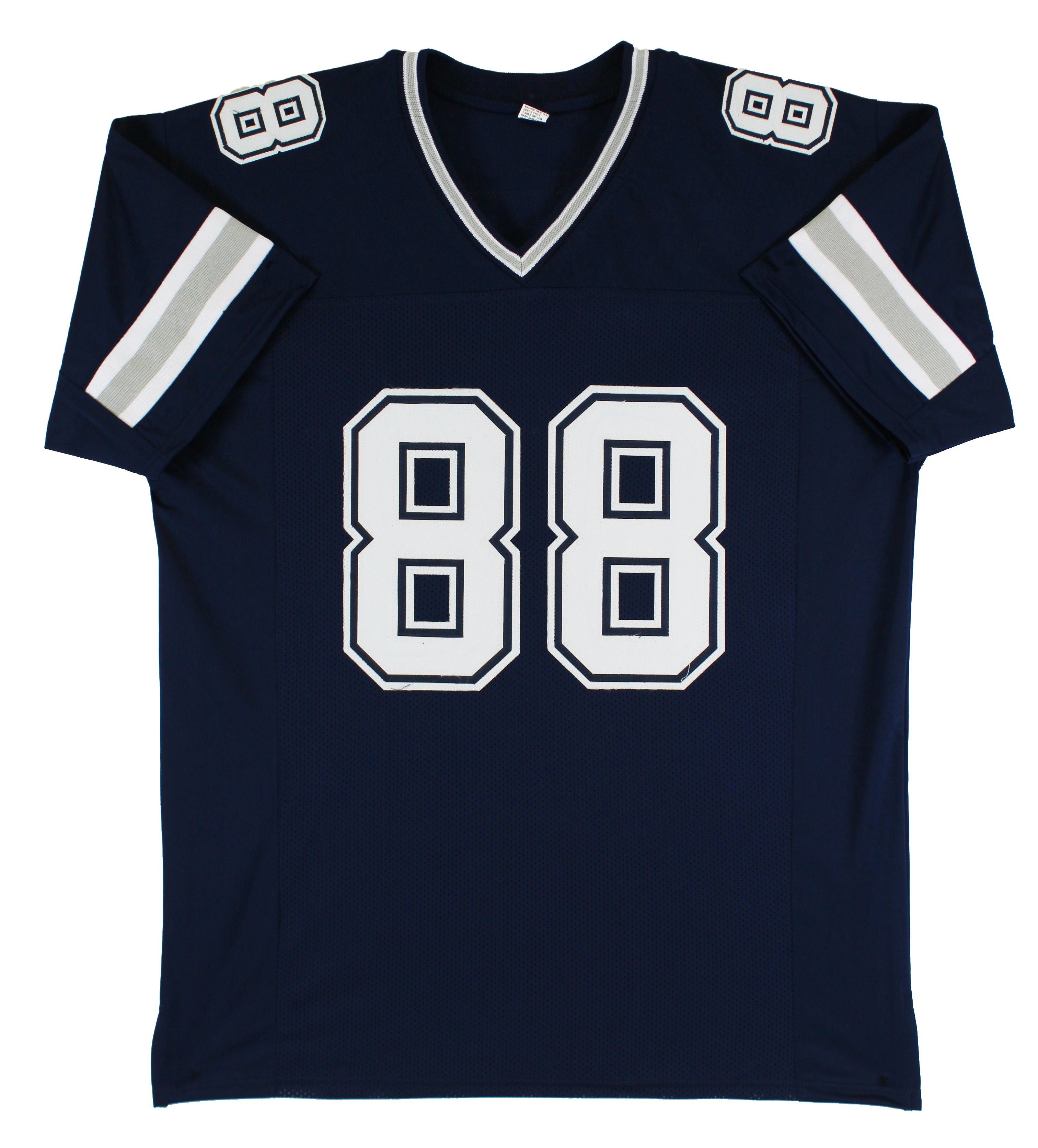 Michael Irvin Authentic Signed Navy Blue Pro Style Jersey Autographed BAS Wit