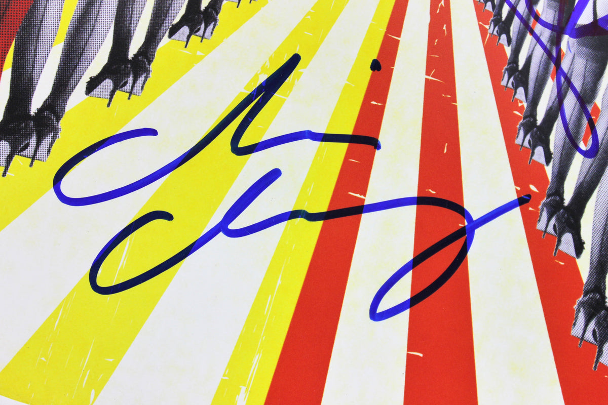 Jane's Addiction -Farrell, Navarro +2 Signed Live In NYC Album Cover BAS #A11513