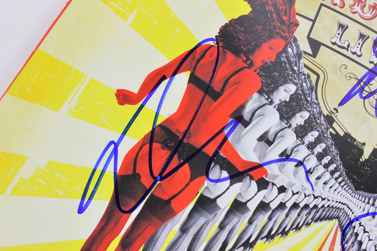 Jane's Addiction -Farrell, Navarro +2 Signed Live In NYC Album Cover BAS #A11513