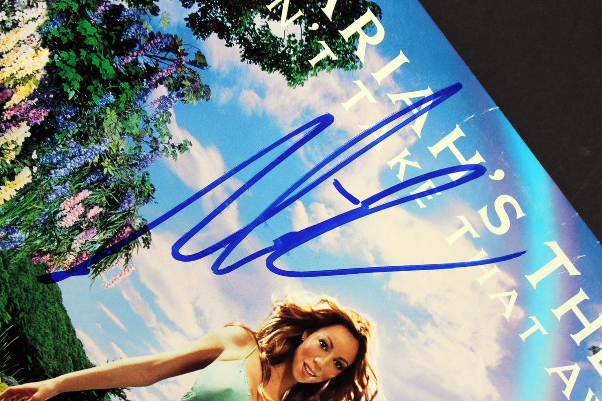 Mariah Carey Signed Mariah's Theme Can't Take That Away Album Cover BAS #C88079