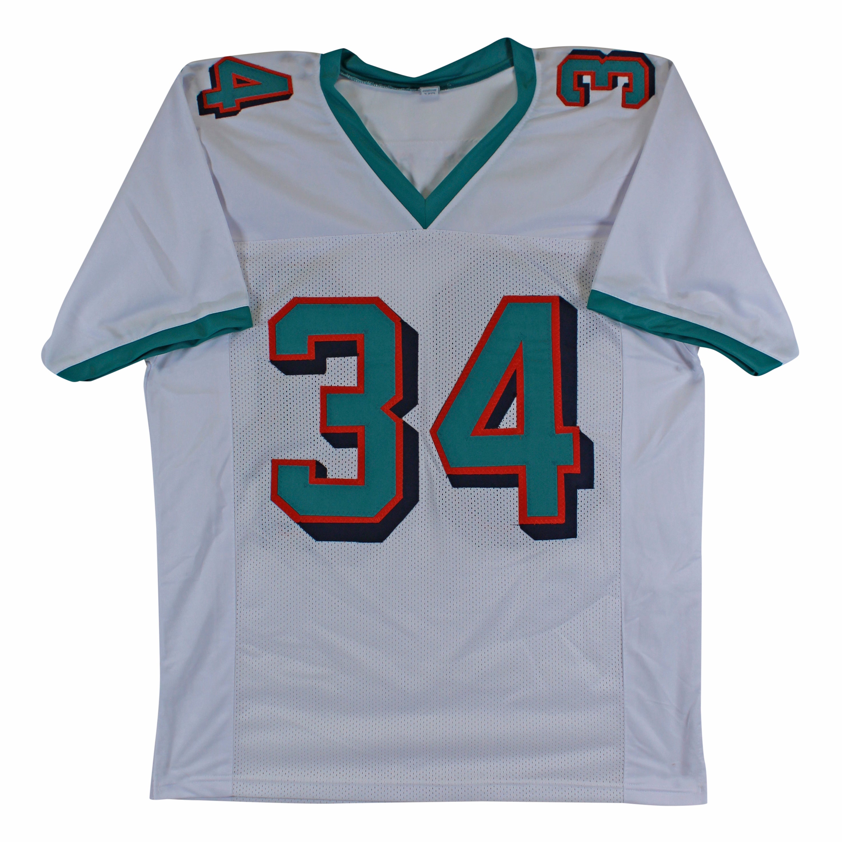 Ricky Williams Authentic Signed White Pro Style Jersey Autographed BAS Witnessed