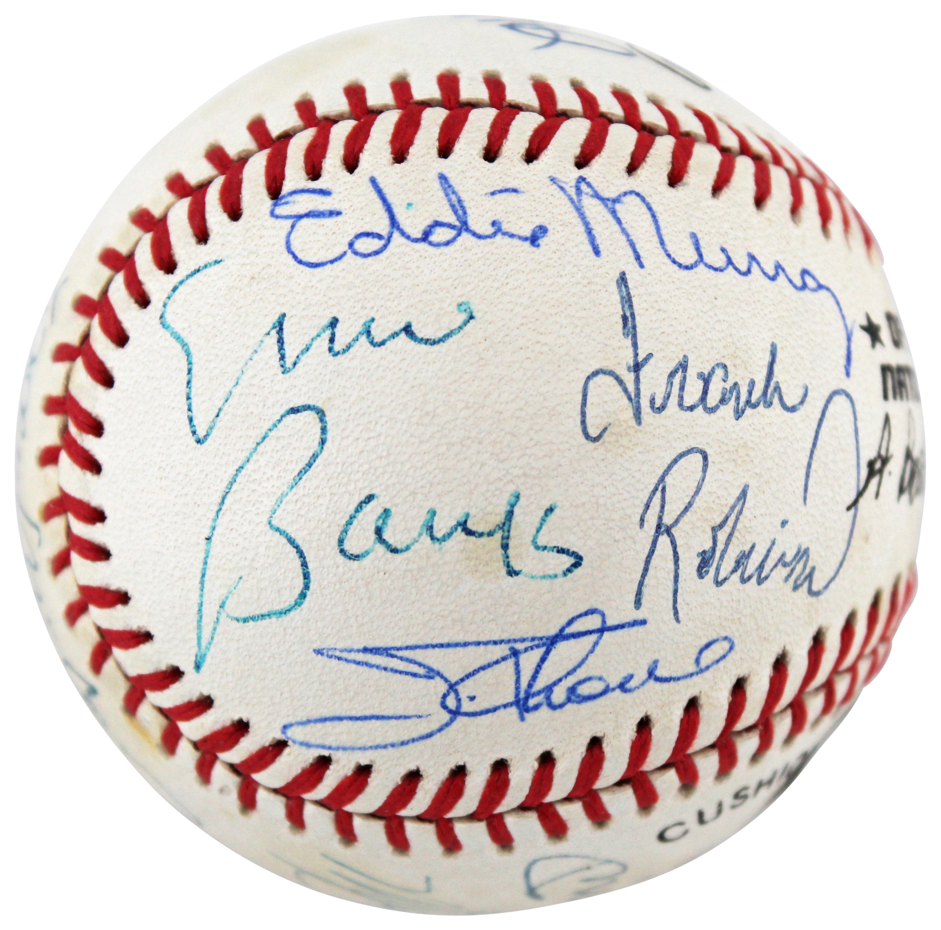 500 HR Club (14) Mantle, Aaron, Mays, Williams Signed Onl Baseball BAS #AC56274