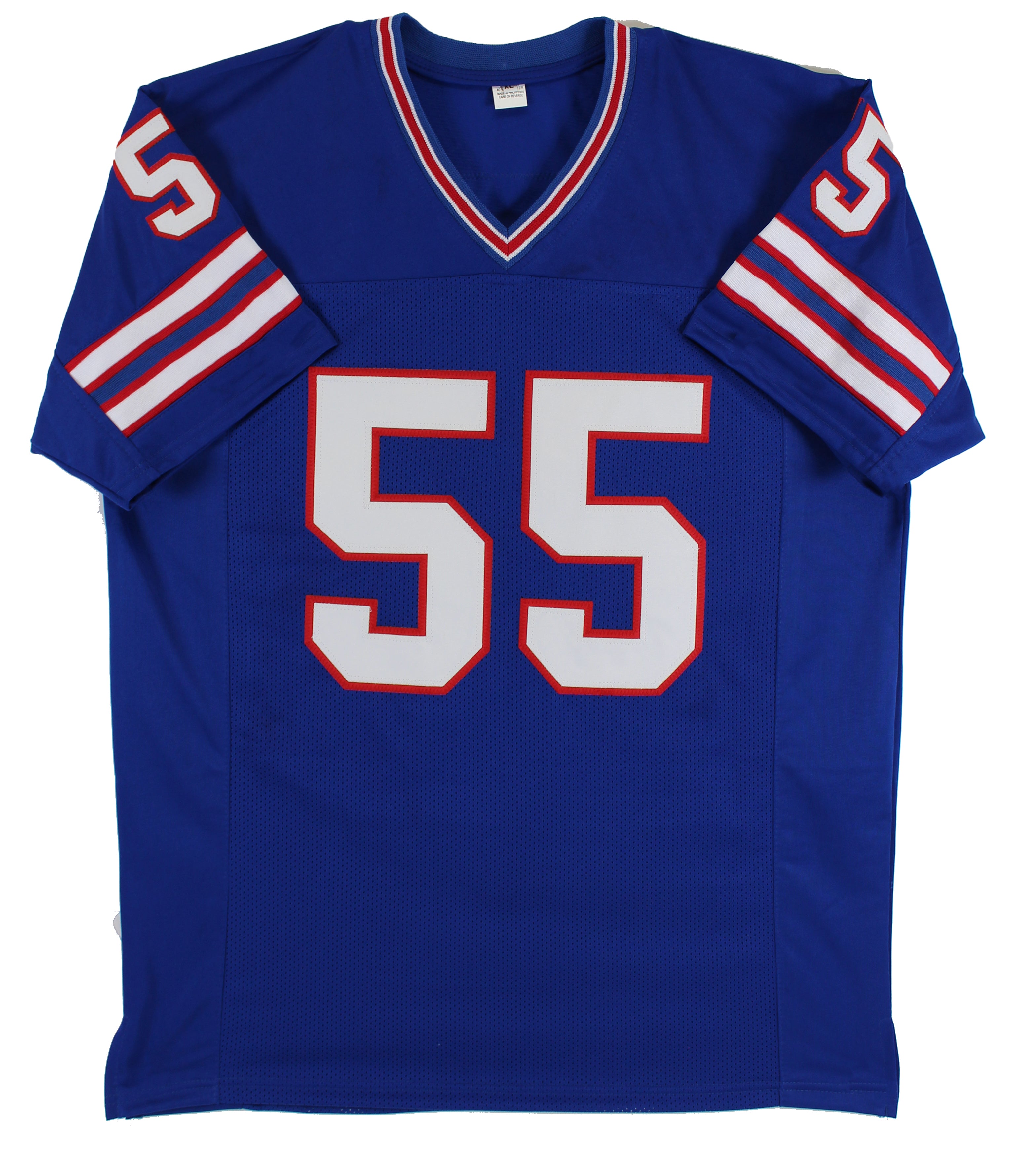 Cornelius Bennett Authentic Signed Blue #55 Rookie Pro Style Jersey BAS Witness