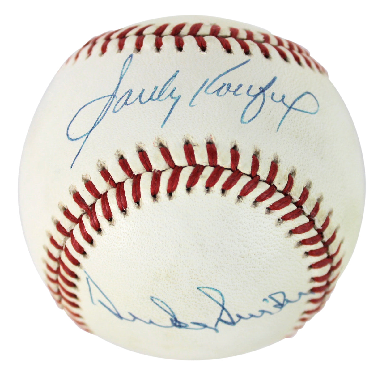 Dodgers Sandy Koufax & Duke Snider Authentic Signed Onl Baseball PSA/DNA #H56599