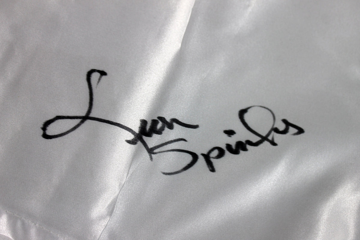Muhammad Ali & Leon Spinks Authentic Signed Everlast Boxing Trunks BAS #A87594