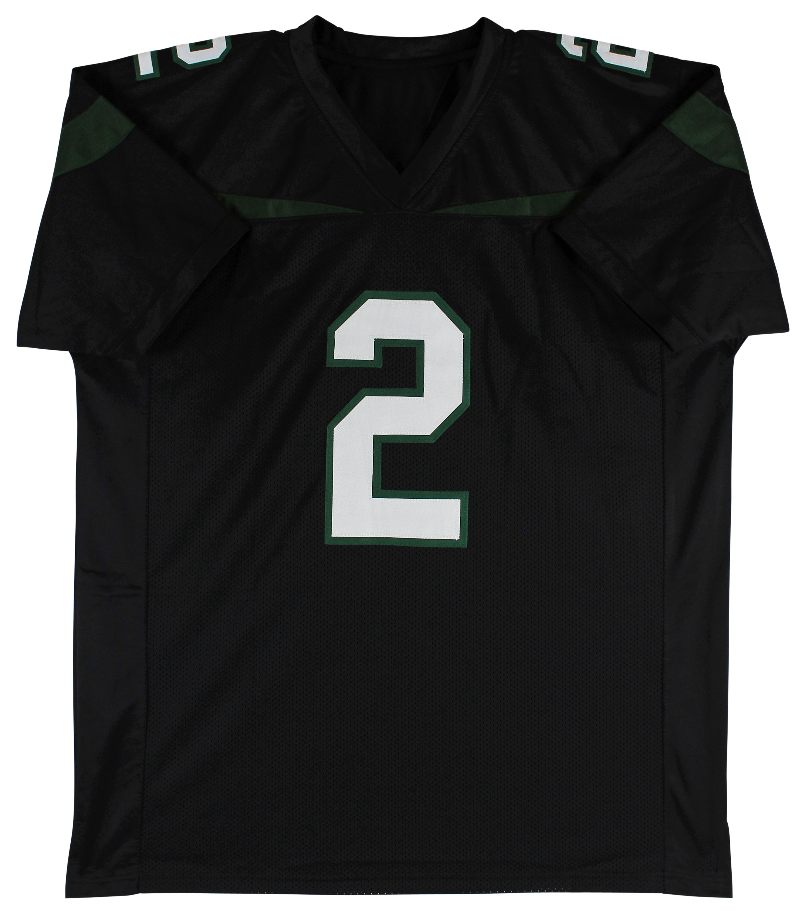 Zach Wilson Authentic Signed Black Pro Style Jersey Autographed BAS Witnessed