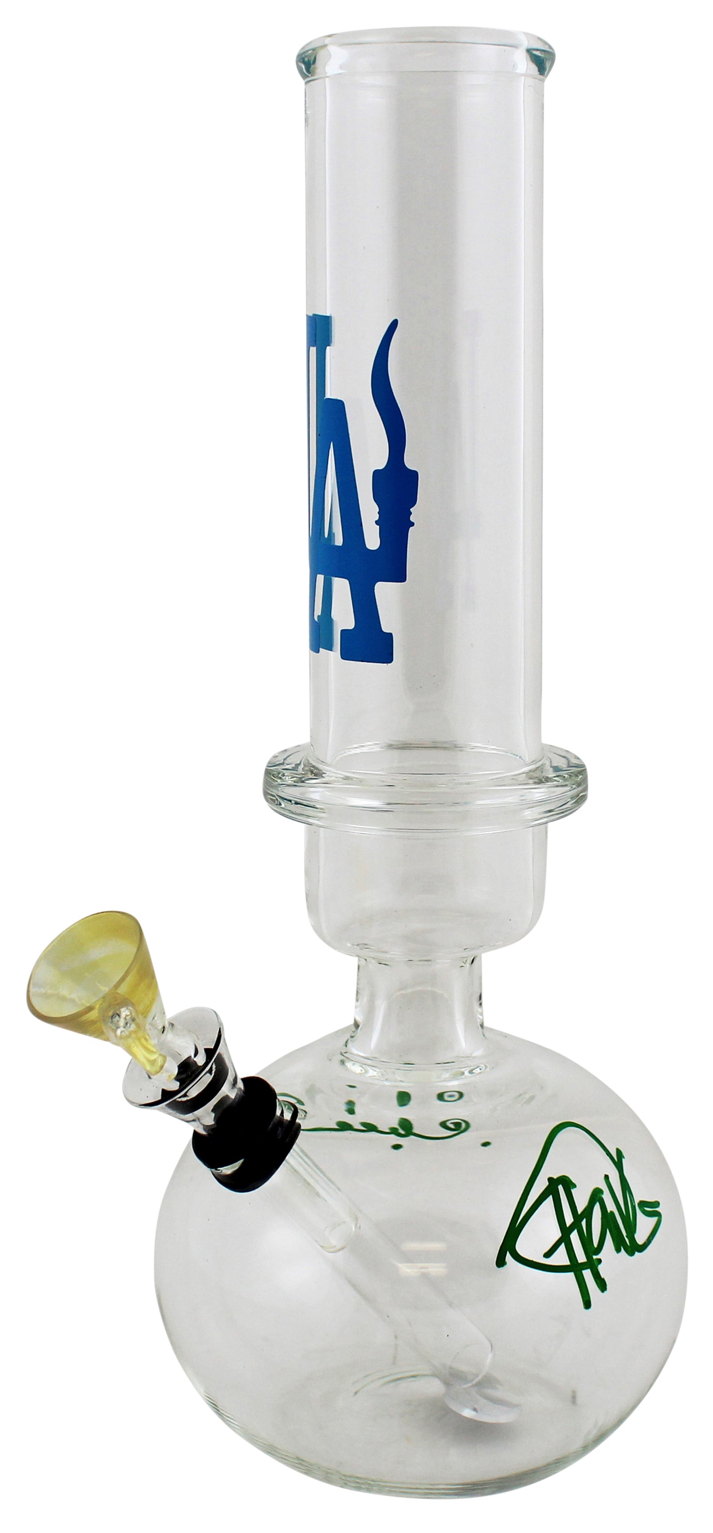 Cheech Marin & Tommy Chong Up in Smoke Signed Glass Water Pipe BAS Wit #WZ12208