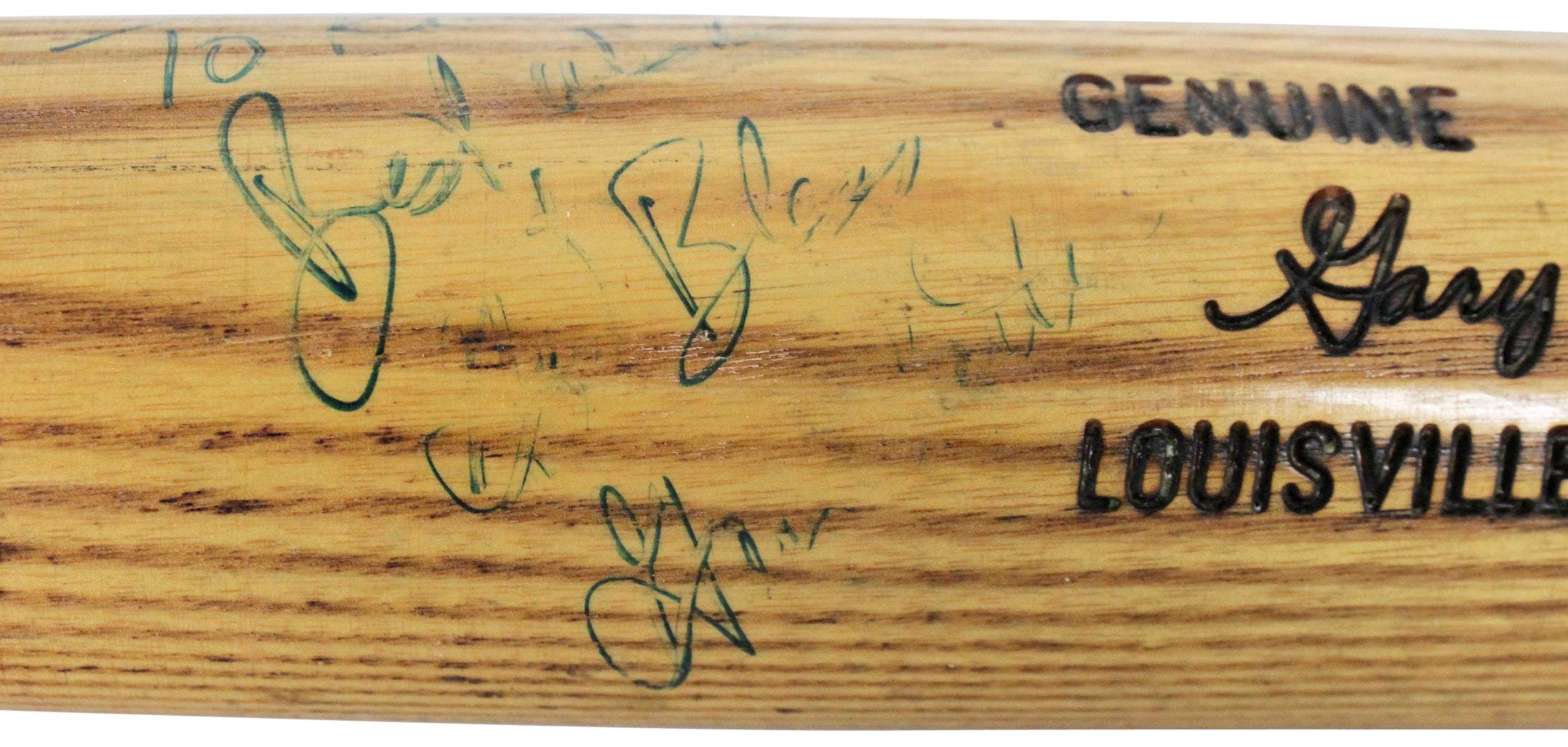 Expos Gary Carter Signed 1977-79 Game Used H&B LS Bat GU Graded 9! PSA #1B09195