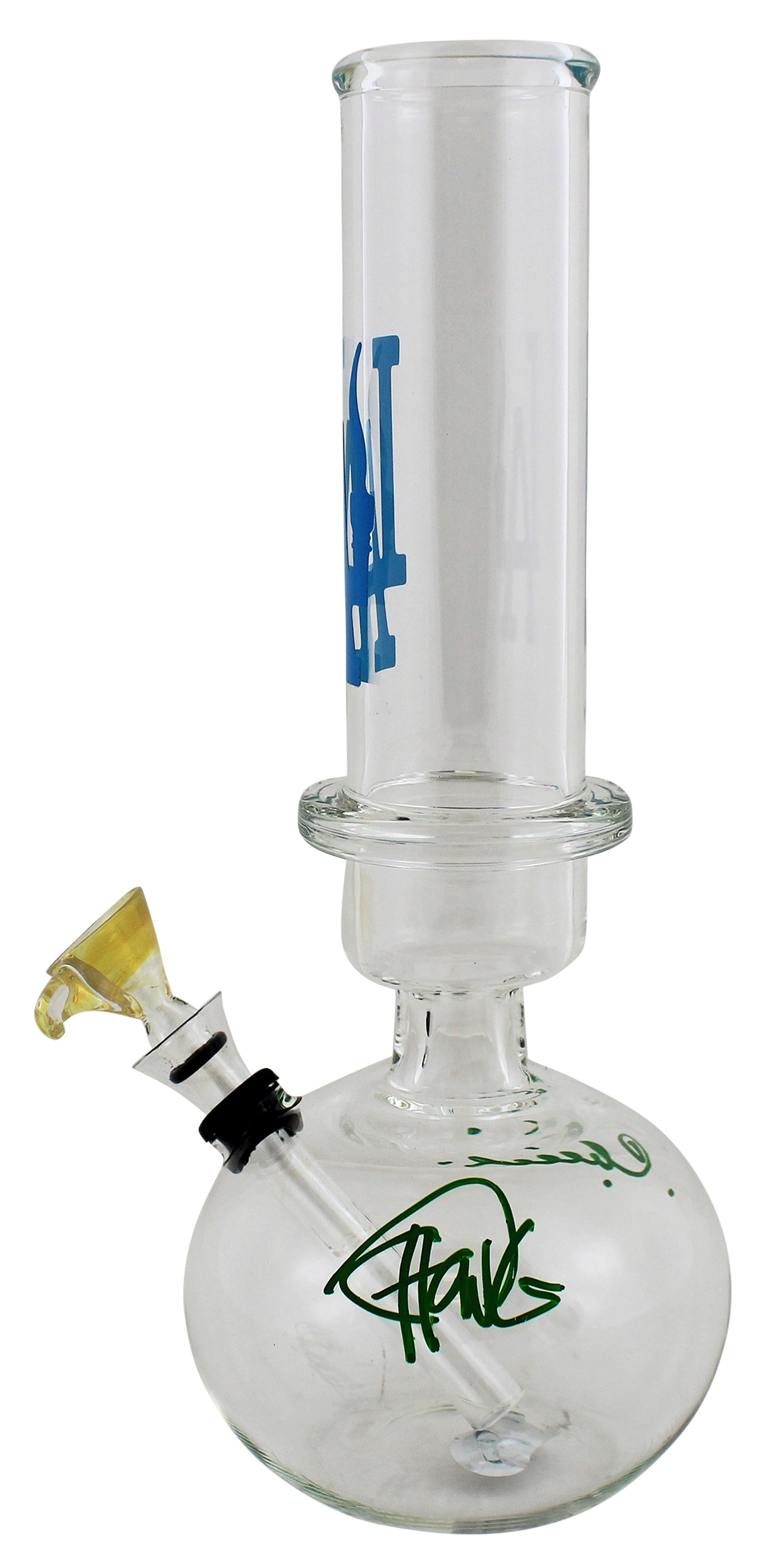 Cheech Marin & Tommy Chong Up in Smoke Signed Glass Water Pipe BAS Wit #WZ12208