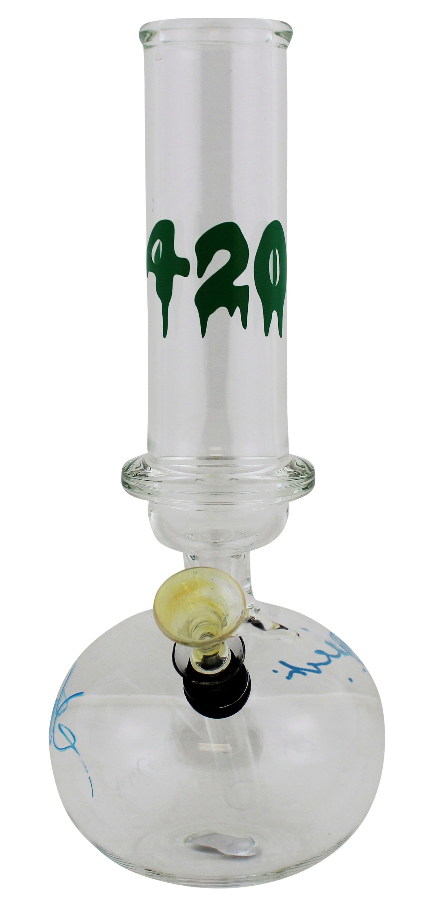 Cheech Marin & Tommy Chong Up in Smoke Signed Glass Water Pipe BAS Wit #WZ12097