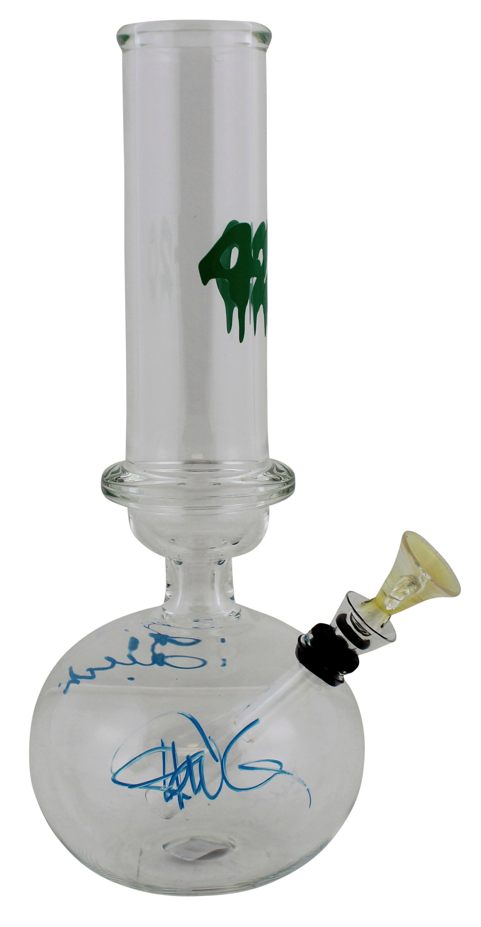 Cheech Marin & Tommy Chong Up in Smoke Signed Glass Water Pipe BAS Wit #WZ12097