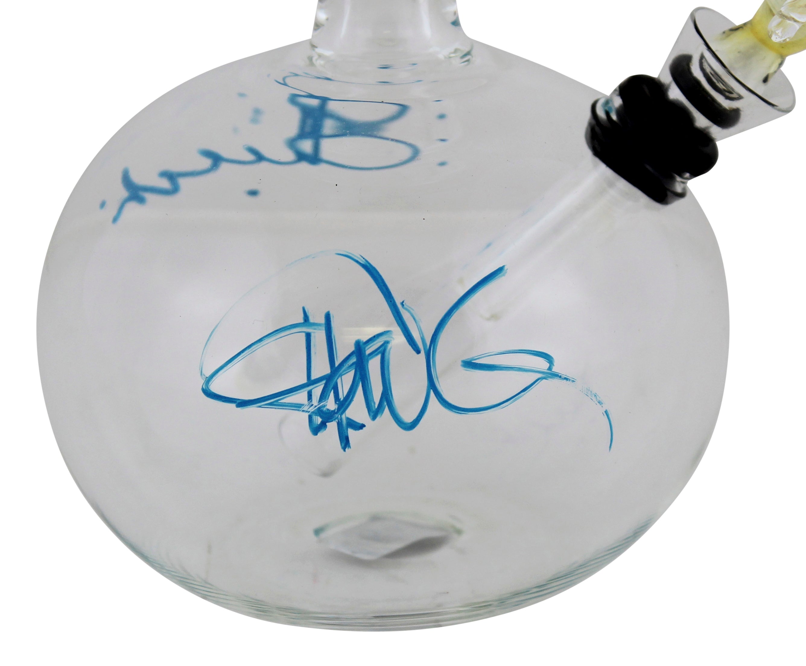 Cheech Marin & Tommy Chong Up in Smoke Signed Glass Water Pipe BAS Wit #WZ12097
