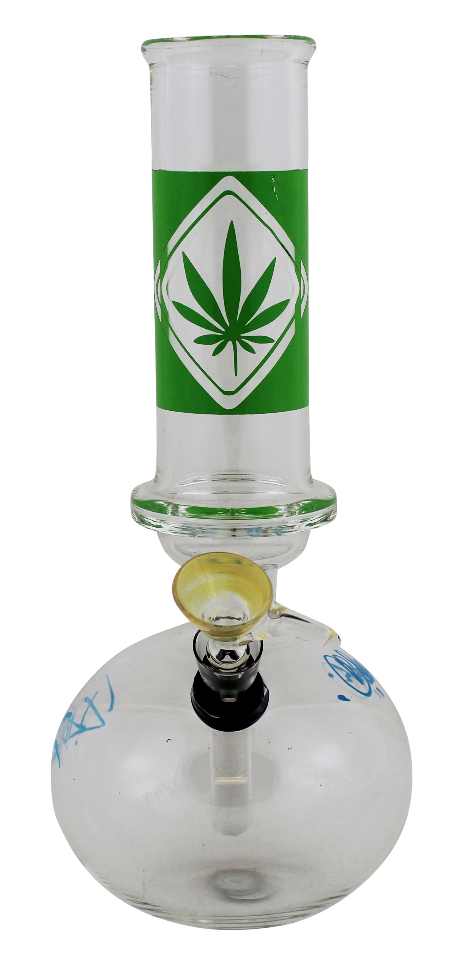 Cheech Marin & Tommy Chong Up in Smoke Signed Glass Water Pipe BAS Wit #WZ12093