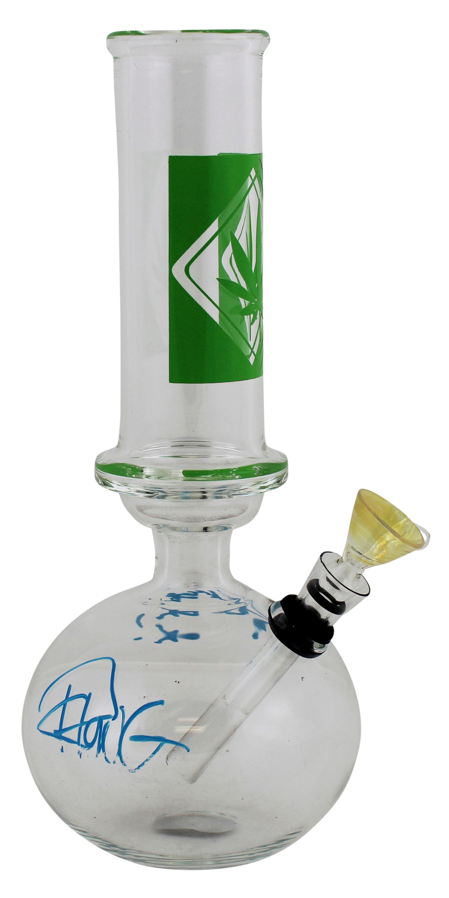 Cheech Marin & Tommy Chong Up in Smoke Signed Glass Water Pipe BAS Wit #WZ12093