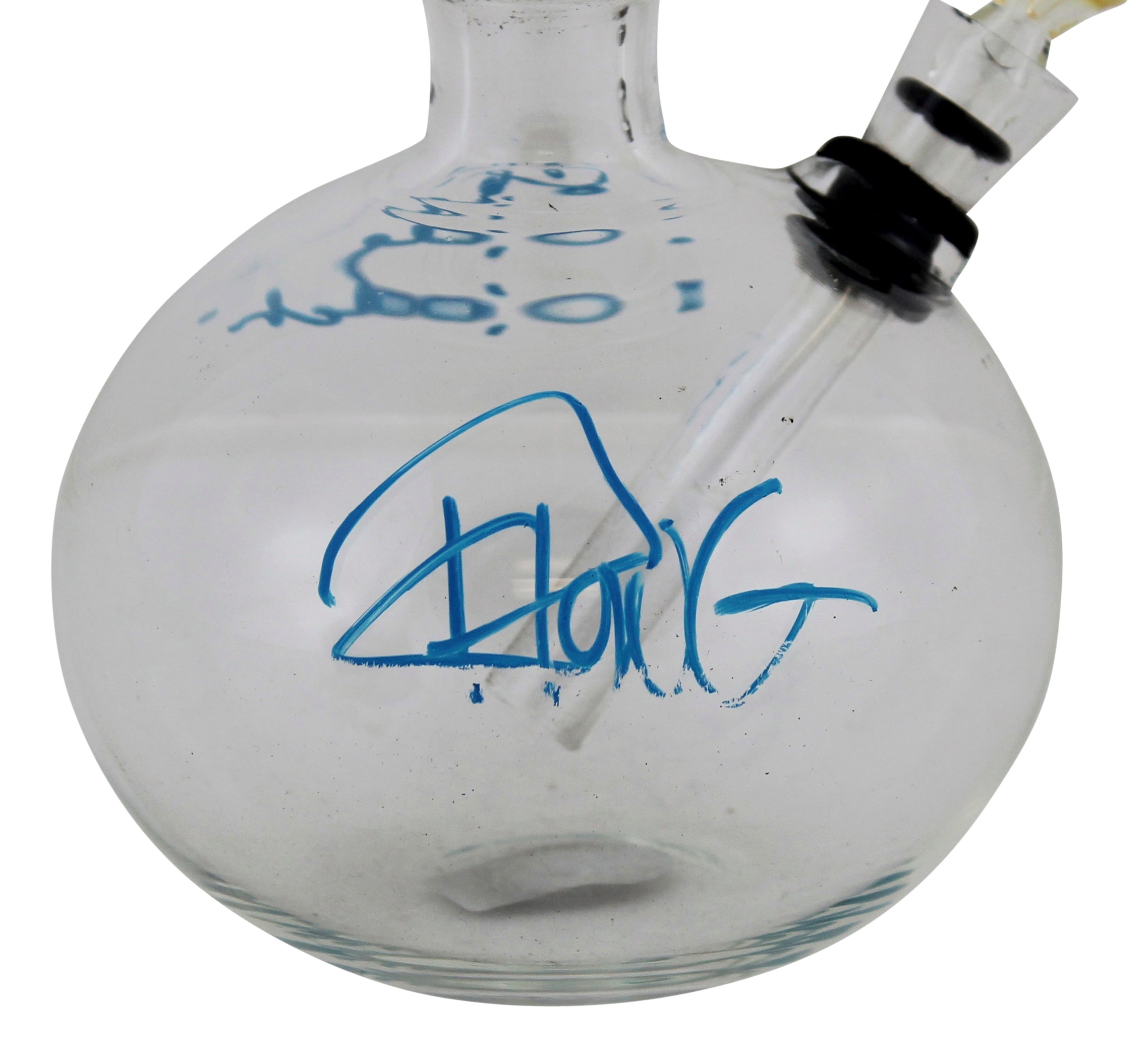 Cheech Marin & Tommy Chong Up in Smoke Signed Glass Water Pipe BAS Wit #WZ12093