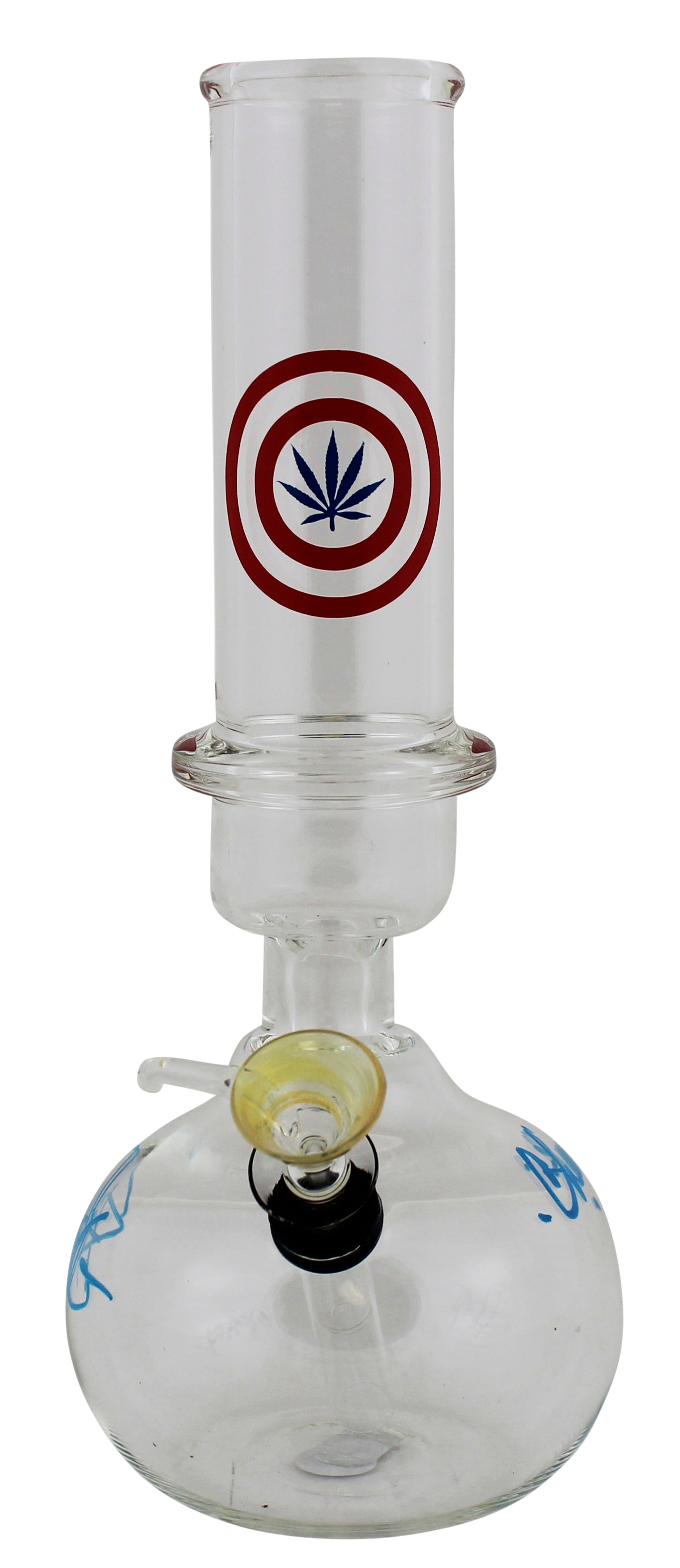 Cheech Marin & Tommy Chong Up in Smoke Signed Glass Water Pipe BAS Wit #WZ12090