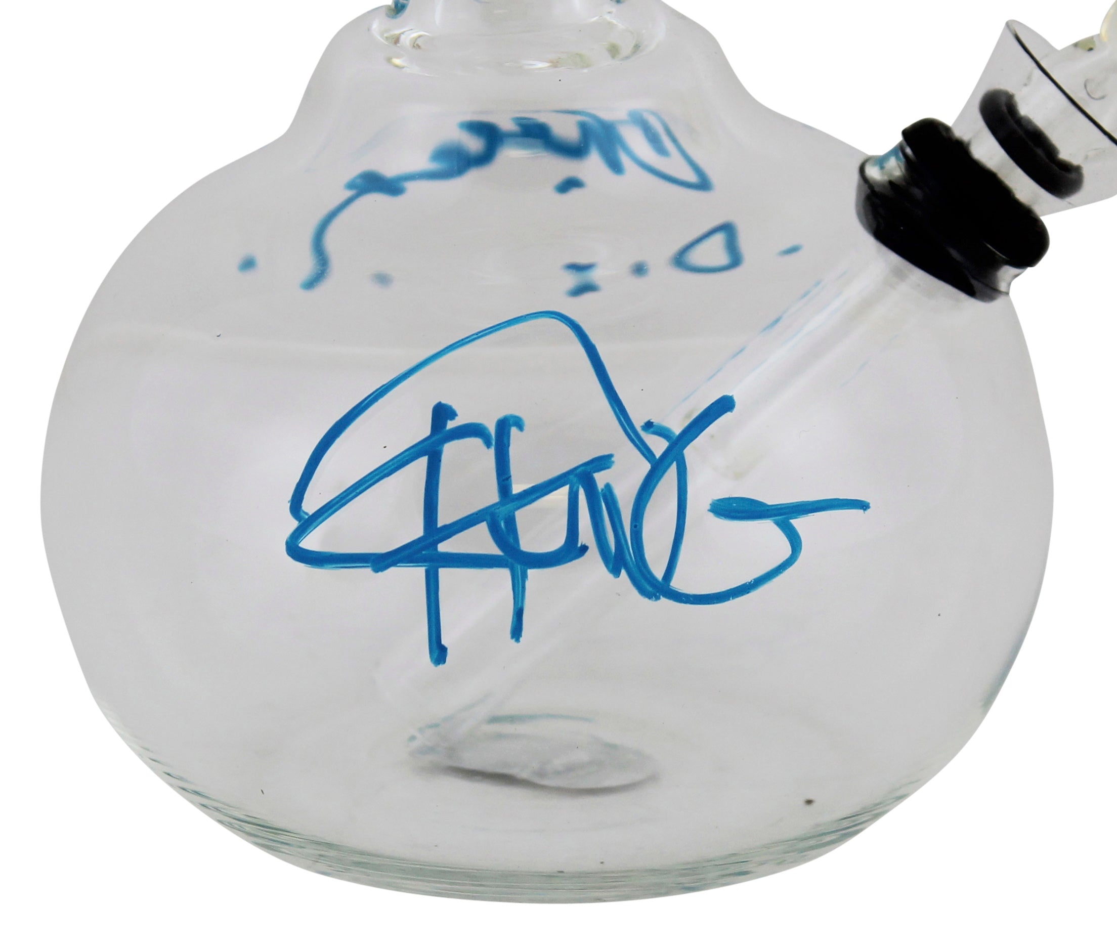 Cheech Marin & Tommy Chong Up in Smoke Signed Glass Water Pipe BAS Wit #WZ12090
