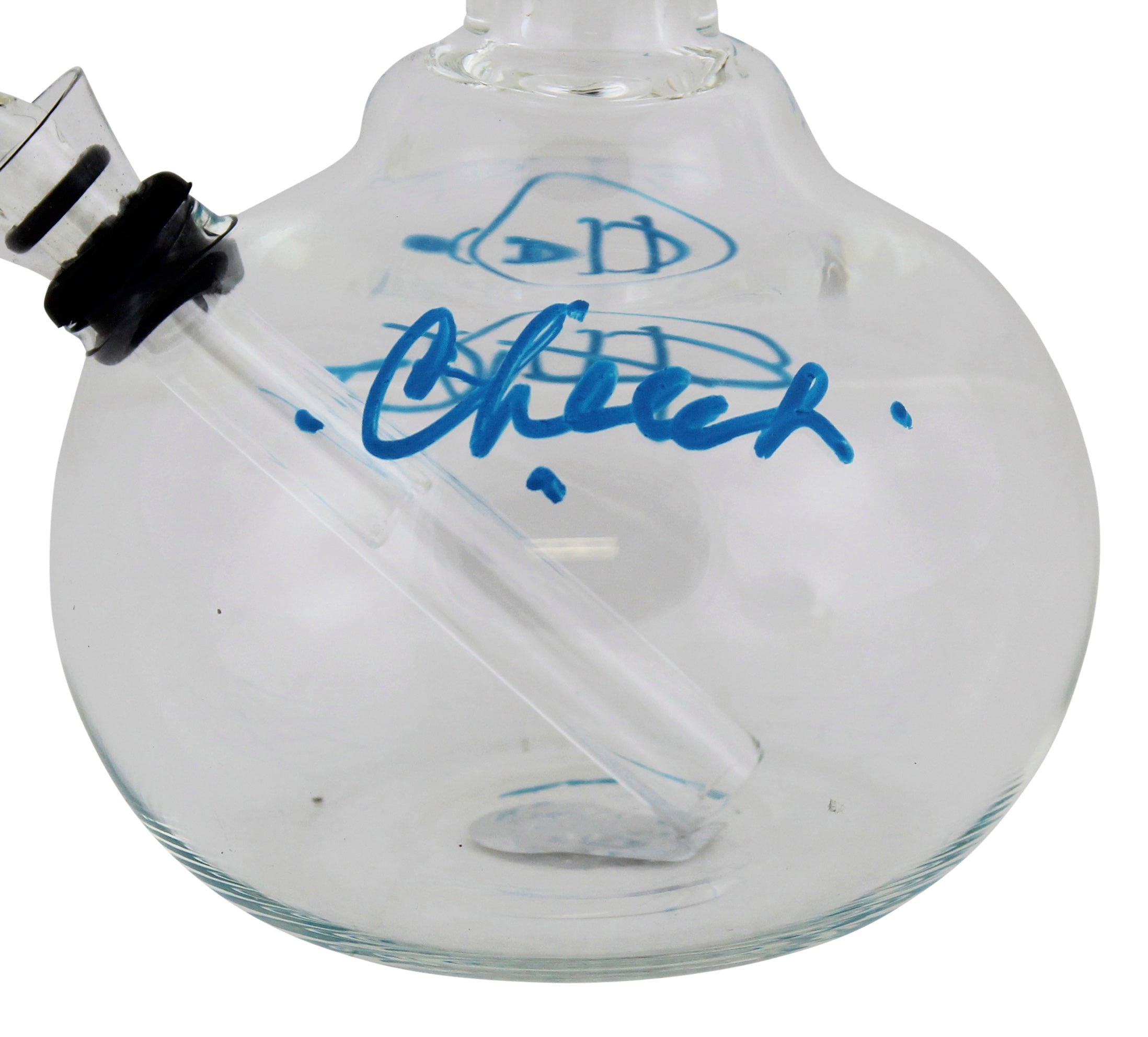 Cheech Marin & Tommy Chong Up in Smoke Signed Glass Water Pipe BAS Wit #WZ12090