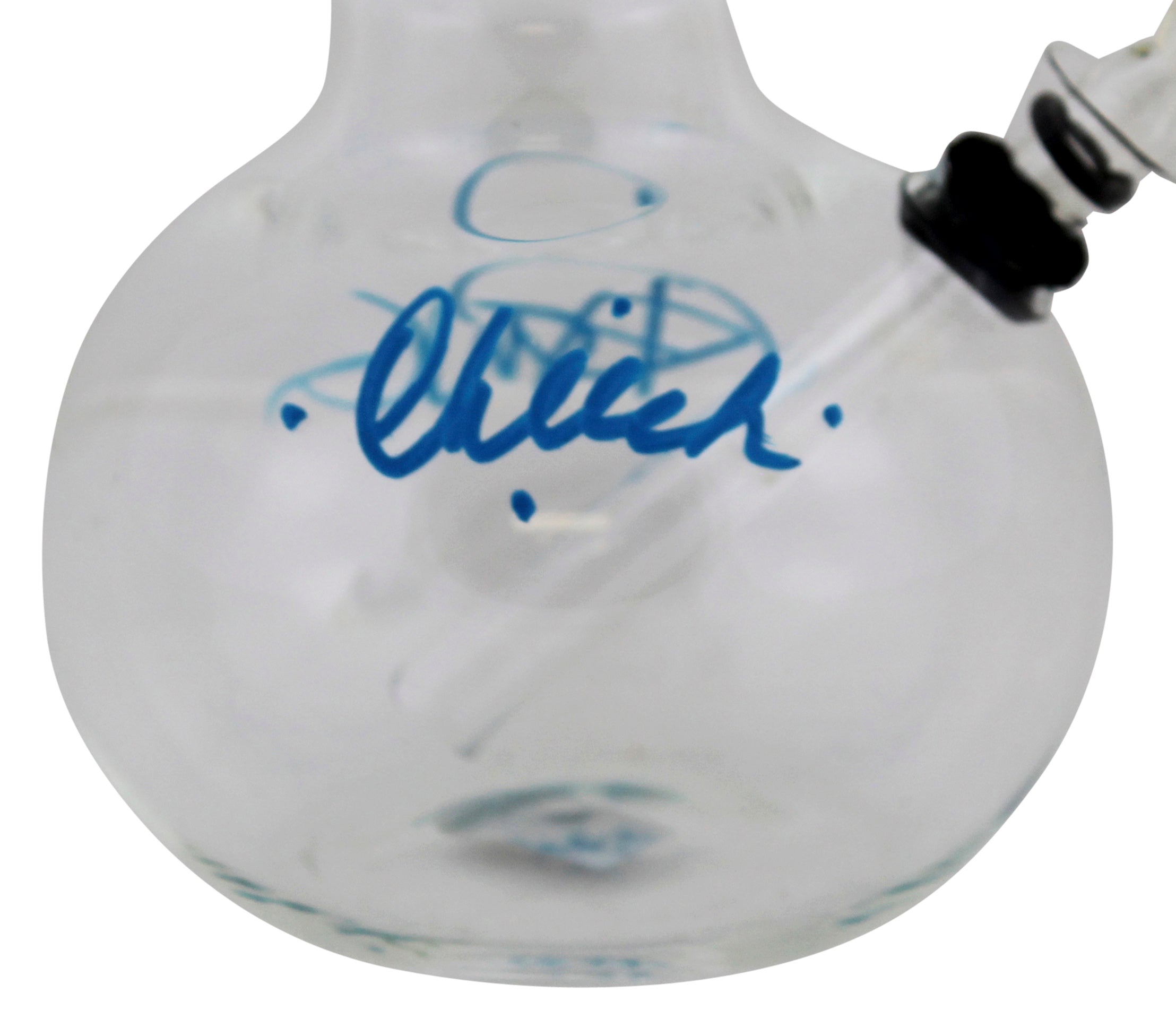 Cheech Marin & Tommy Chong Up in Smoke Signed Glass Water Pipe BAS Wit #WZ12130