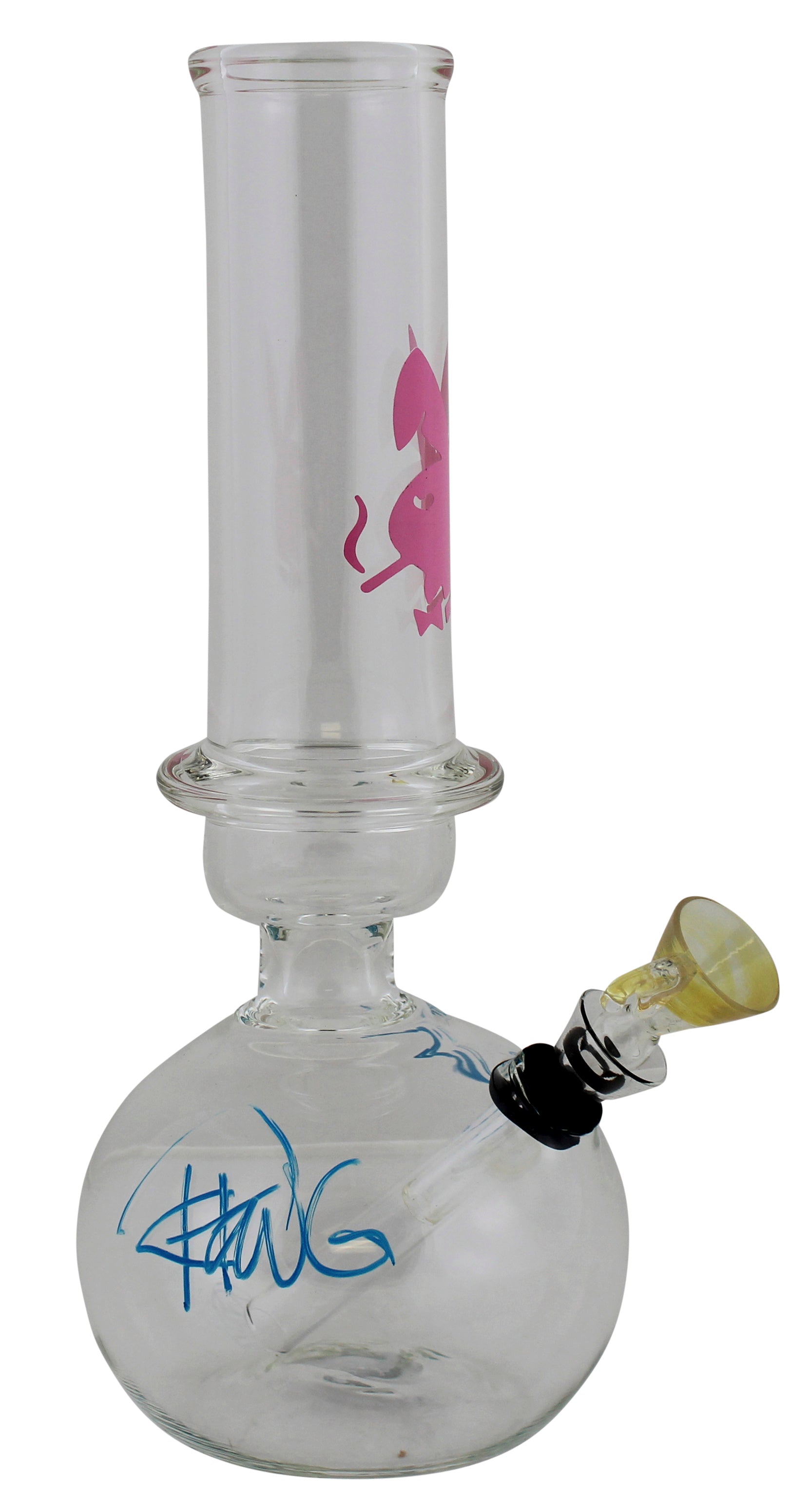 Cheech Marin & Tommy Chong Up in Smoke Signed Glass Water Pipe BAS Wit #WZ12132