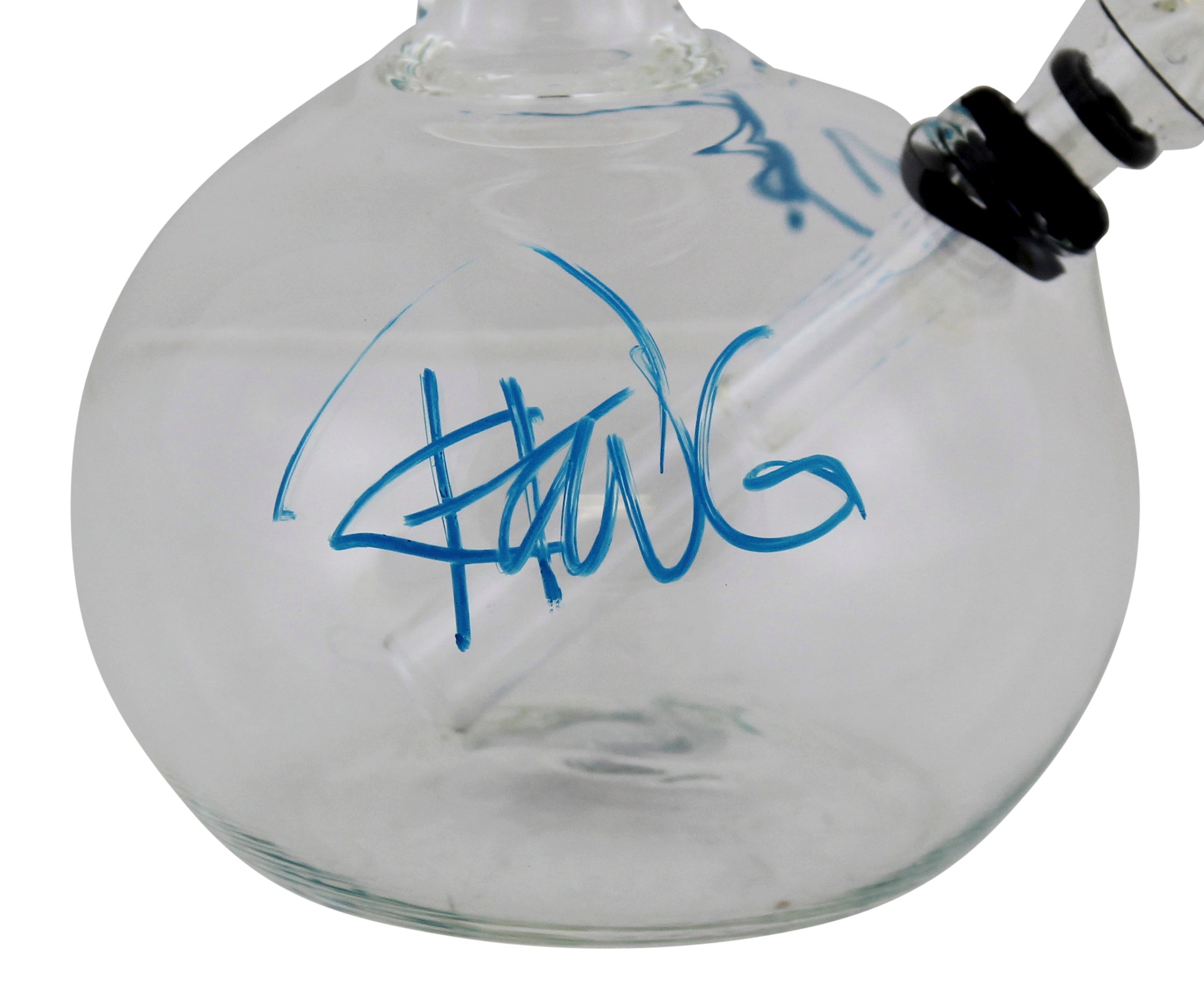 Cheech Marin & Tommy Chong Up in Smoke Signed Glass Water Pipe BAS Wit #WZ12132