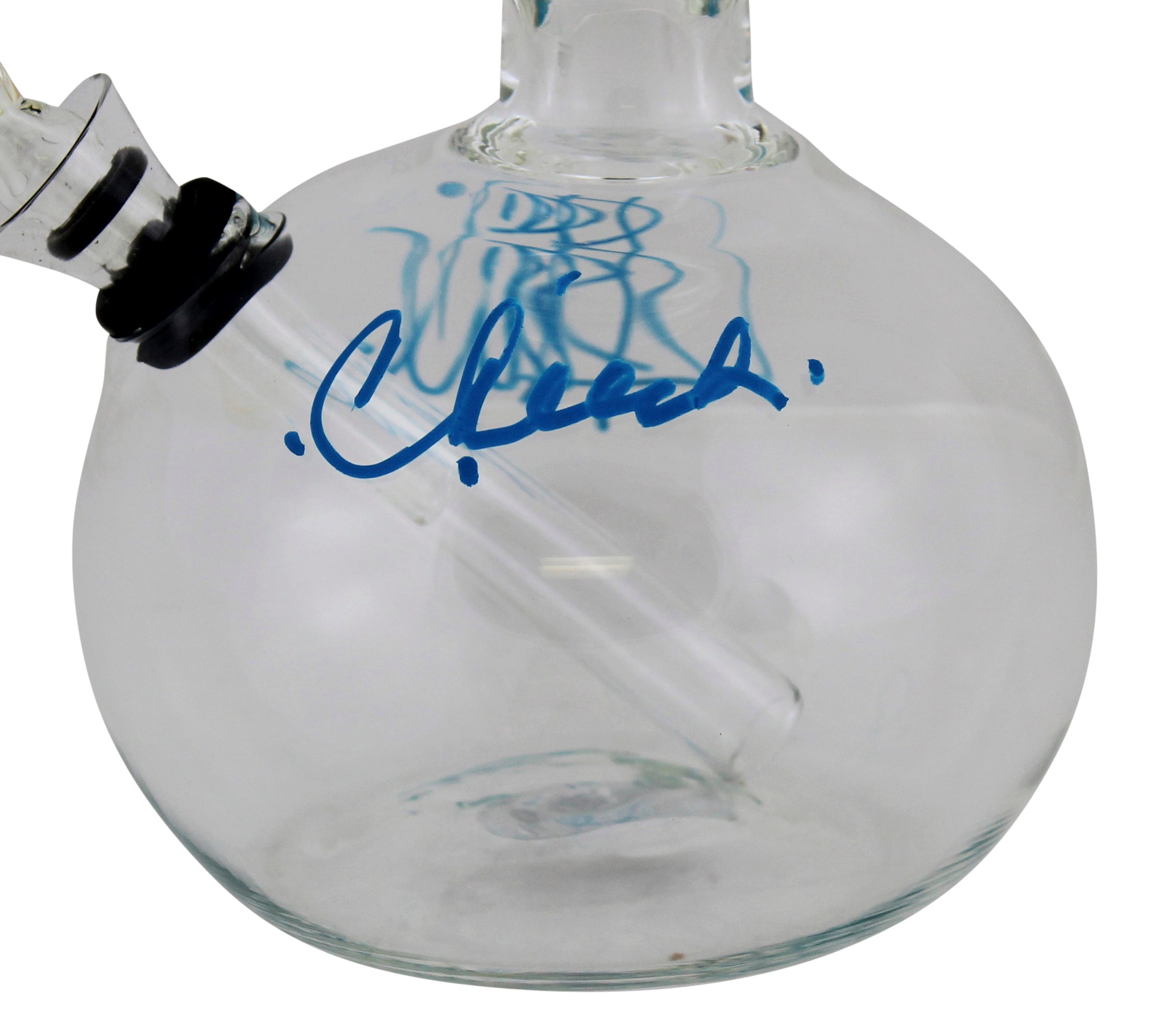 Cheech Marin & Tommy Chong Up in Smoke Signed Glass Water Pipe BAS Wit #WZ12132
