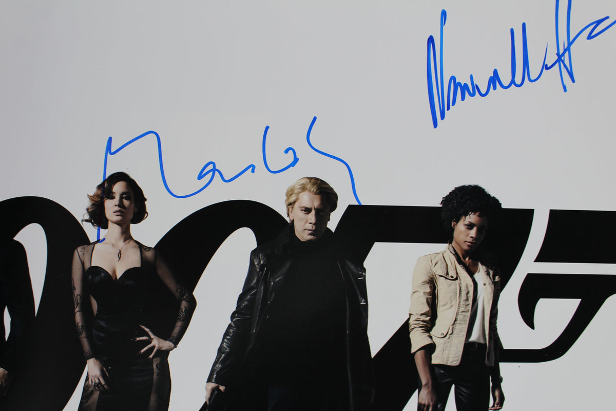 Skyfall Naomie Harris & Berenice Marlohe Signed 12x18 Photo BAS #Y06141