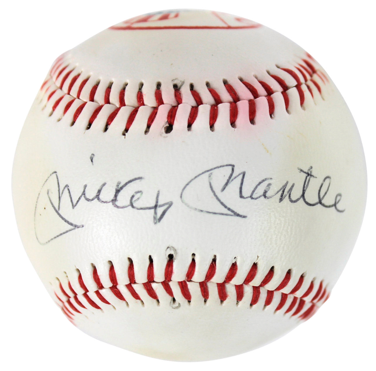 Yankees Mickey Mantle Authentic Signed Bobby Brown Oal Baseball BAS #A11108