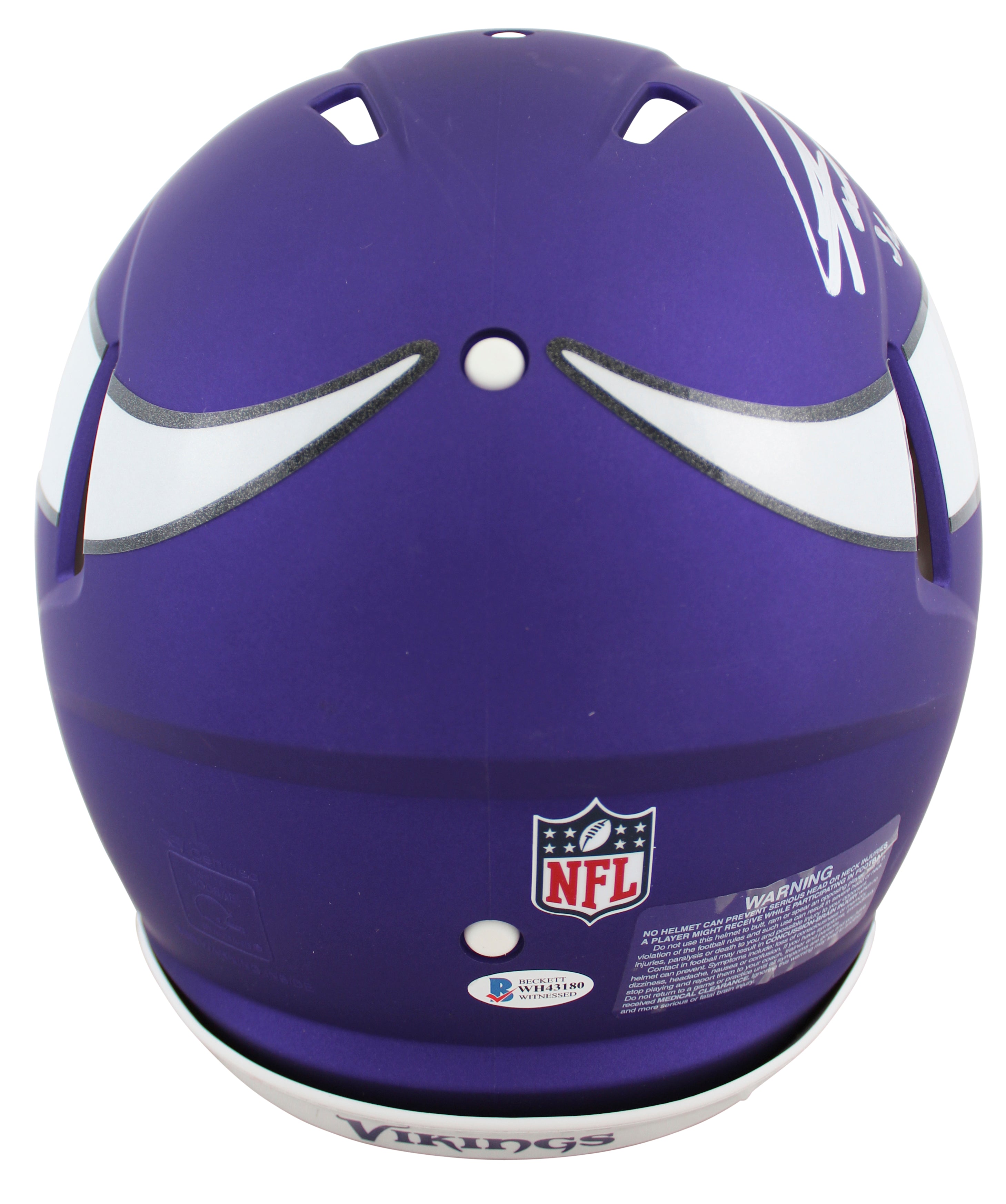 Vikings Jared Allen "SKOL Vikings" Signed Full Size Speed Proline Helmet BAS Wit