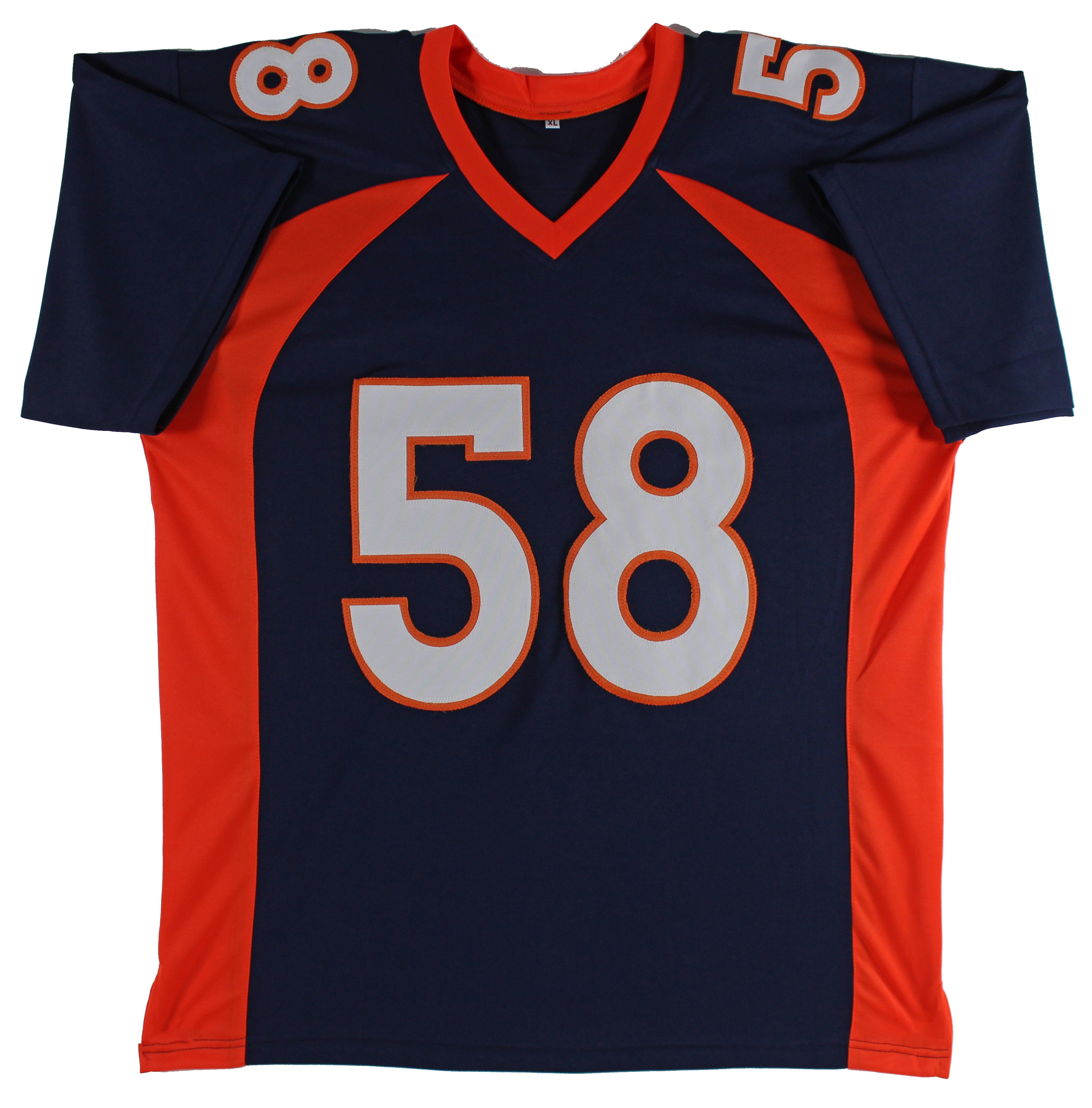 Von Miller Authentic Signed Navy Blue Pro Style Jersey Autographed BAS Witnessed