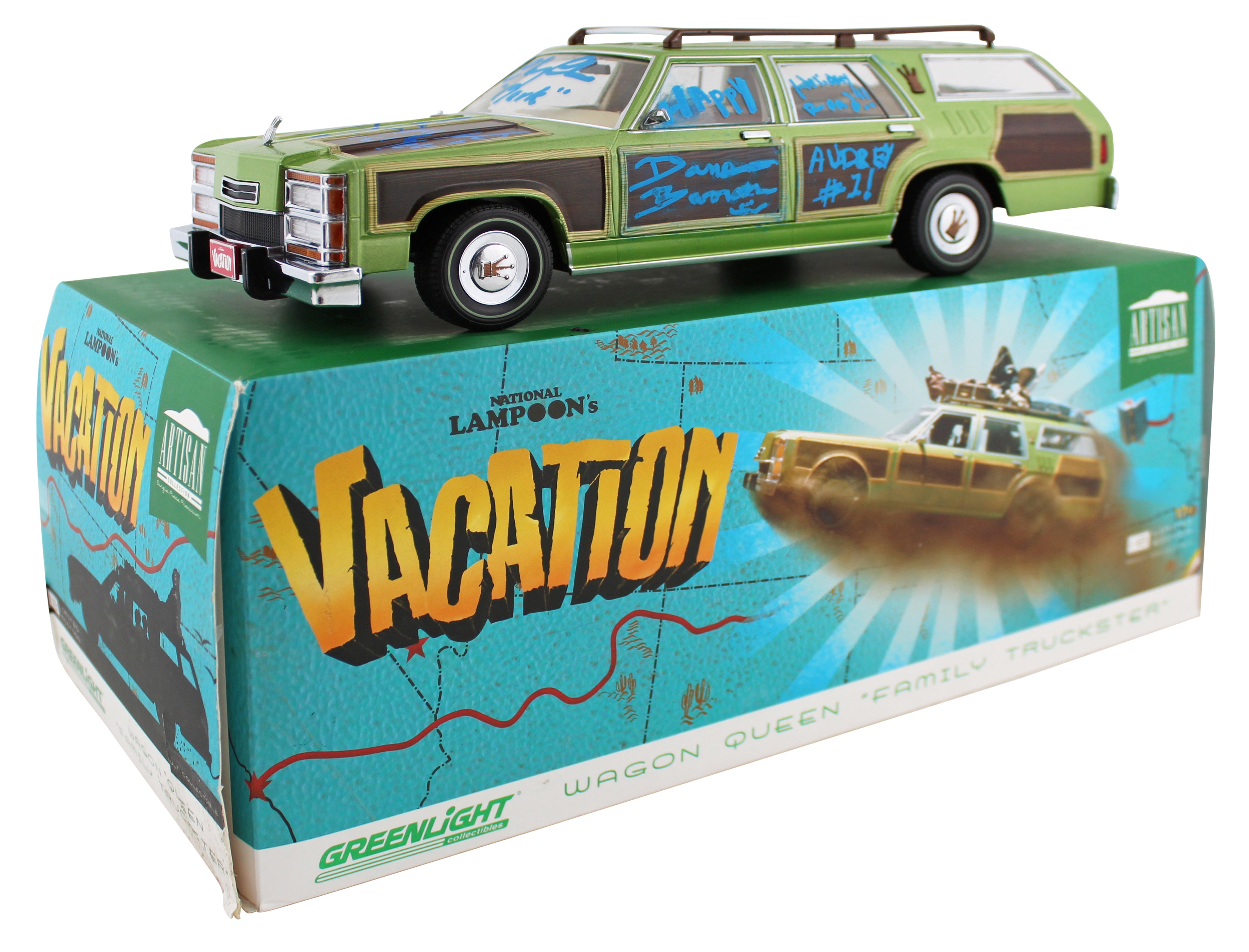 Vacation (4) Chase, D'Angelo, Hall & Barron Signed Family Truckster BAS Wit 1