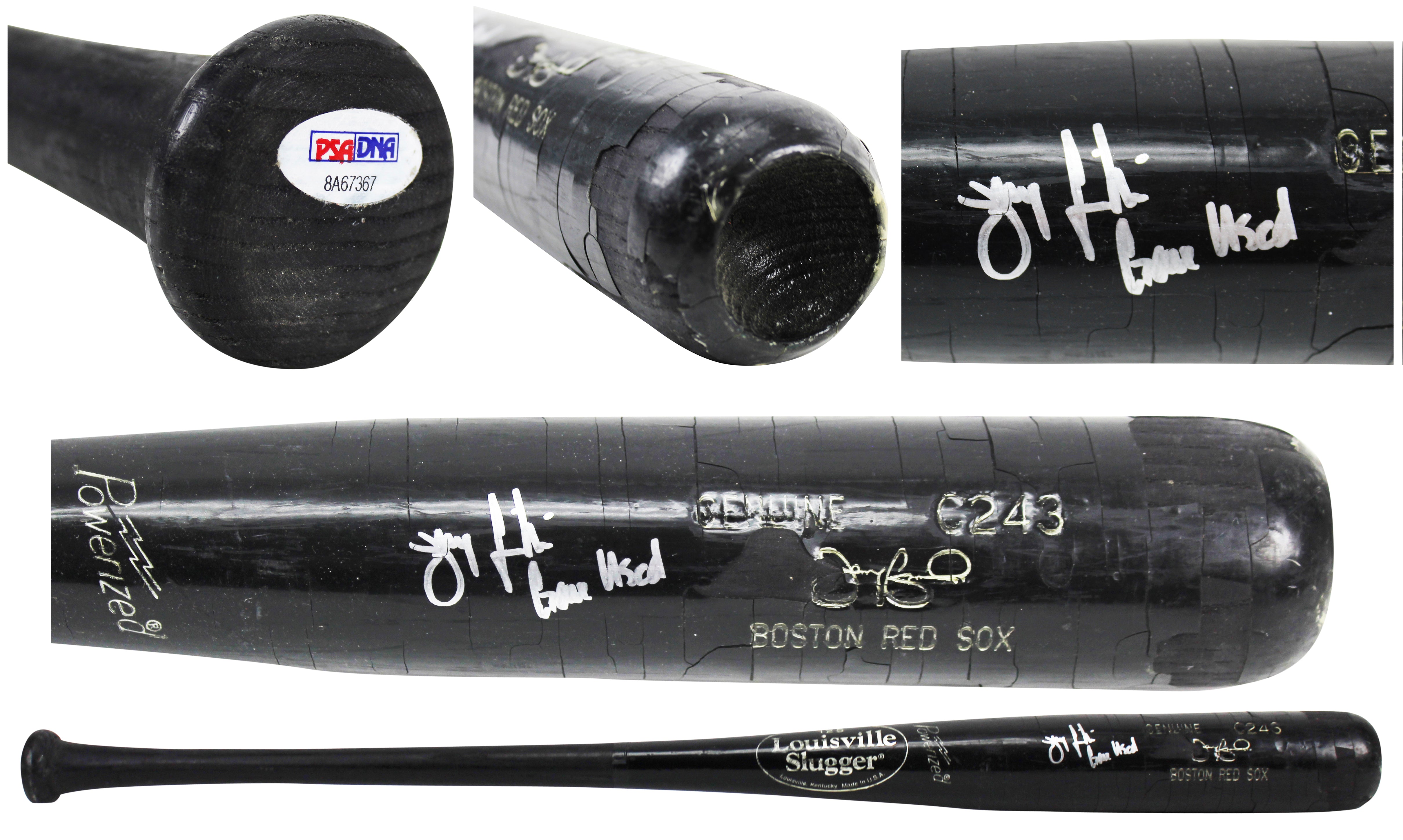 Red Sox Jeremy Giambi "Game Used" Signed LS Pro Model Bat PSA/DNA Itp #8A67367