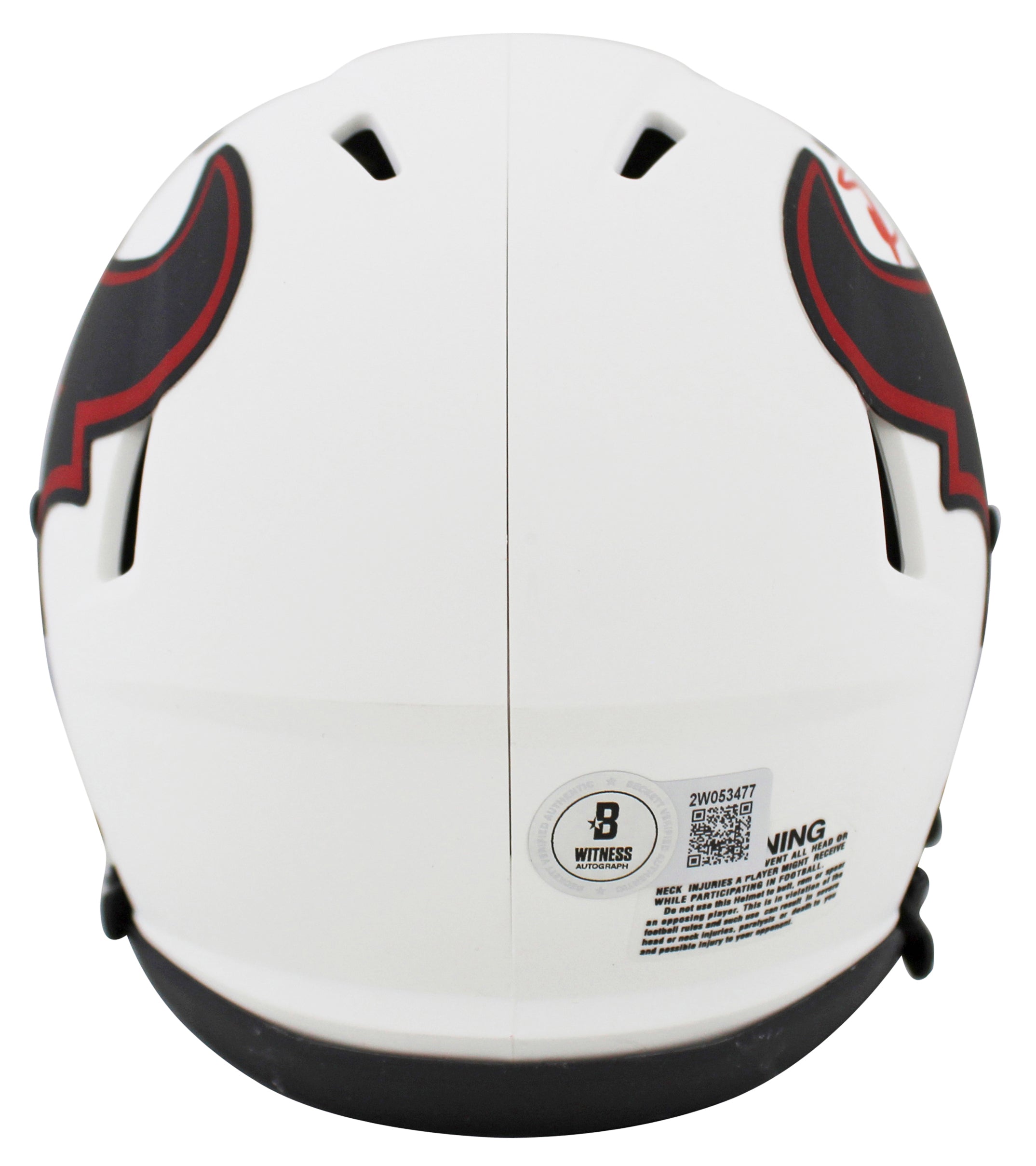 Texans Stefon Diggs Authentic Signed Lunar Speed Mini Helmet BAS Witnessed
