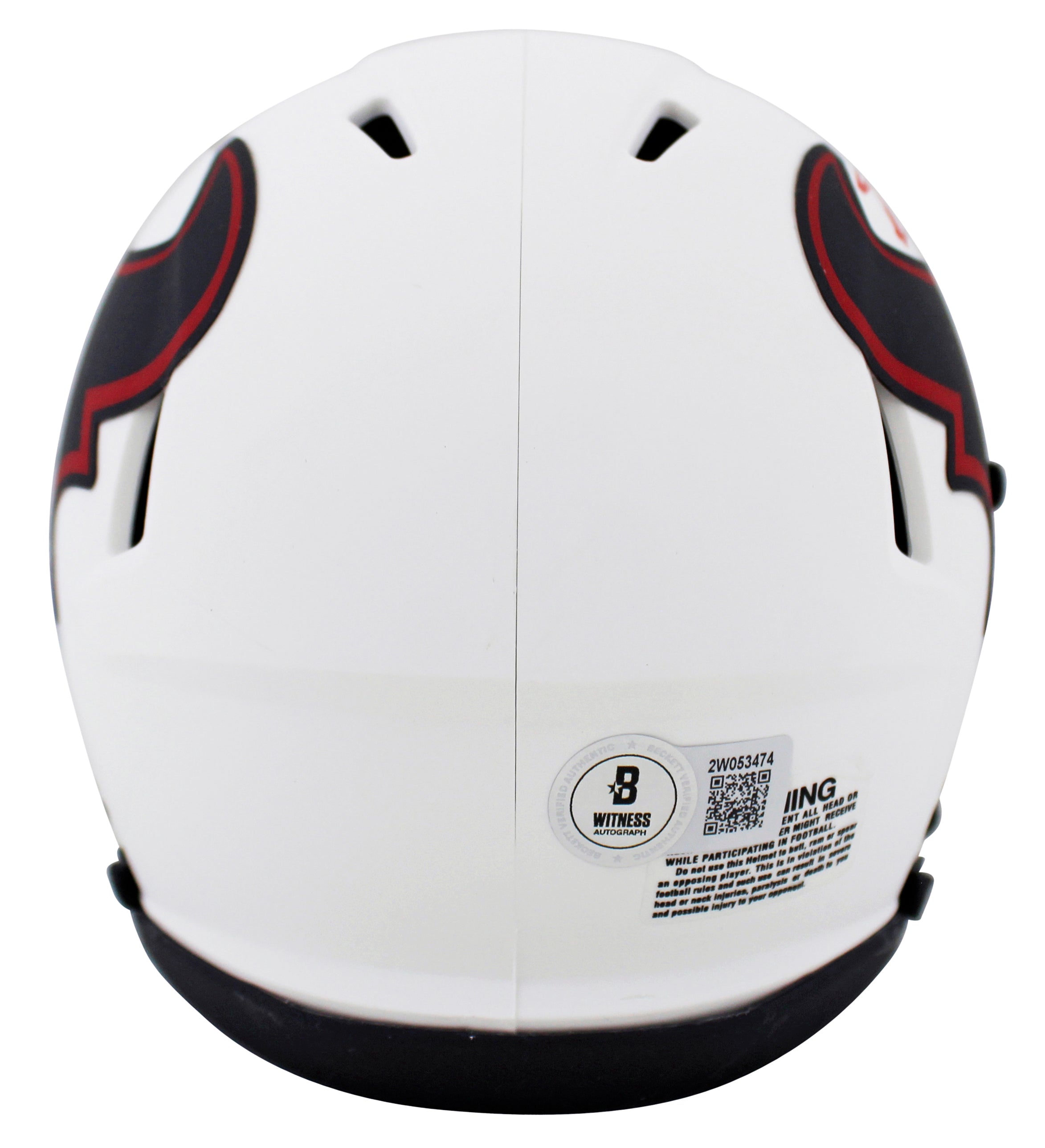 Texans Stefon Diggs Authentic Signed Lunar Speed Mini Helmet BAS Wit #2W053474