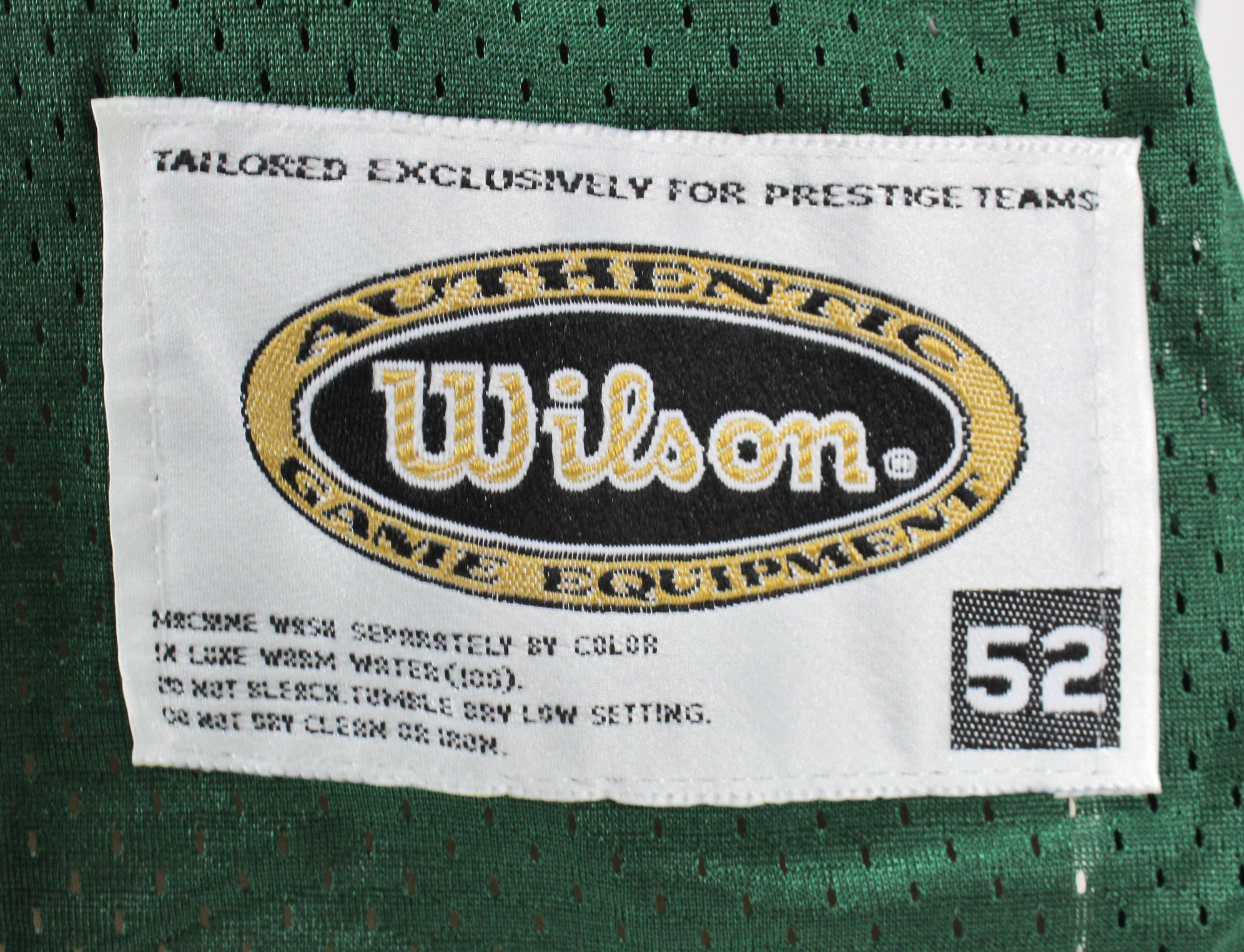 Packers Brett Favre Authentic Signed Green Authentic Wilson Jersey BAS #H92247