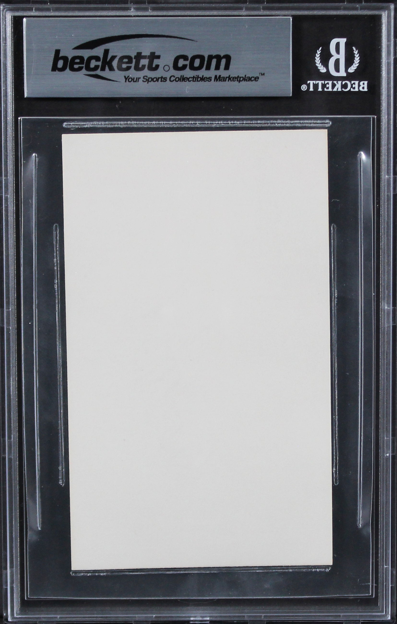 Paul Gleason The Breakfast Club Authentic Signed 3x5 Index Card BAS Slabbed 2