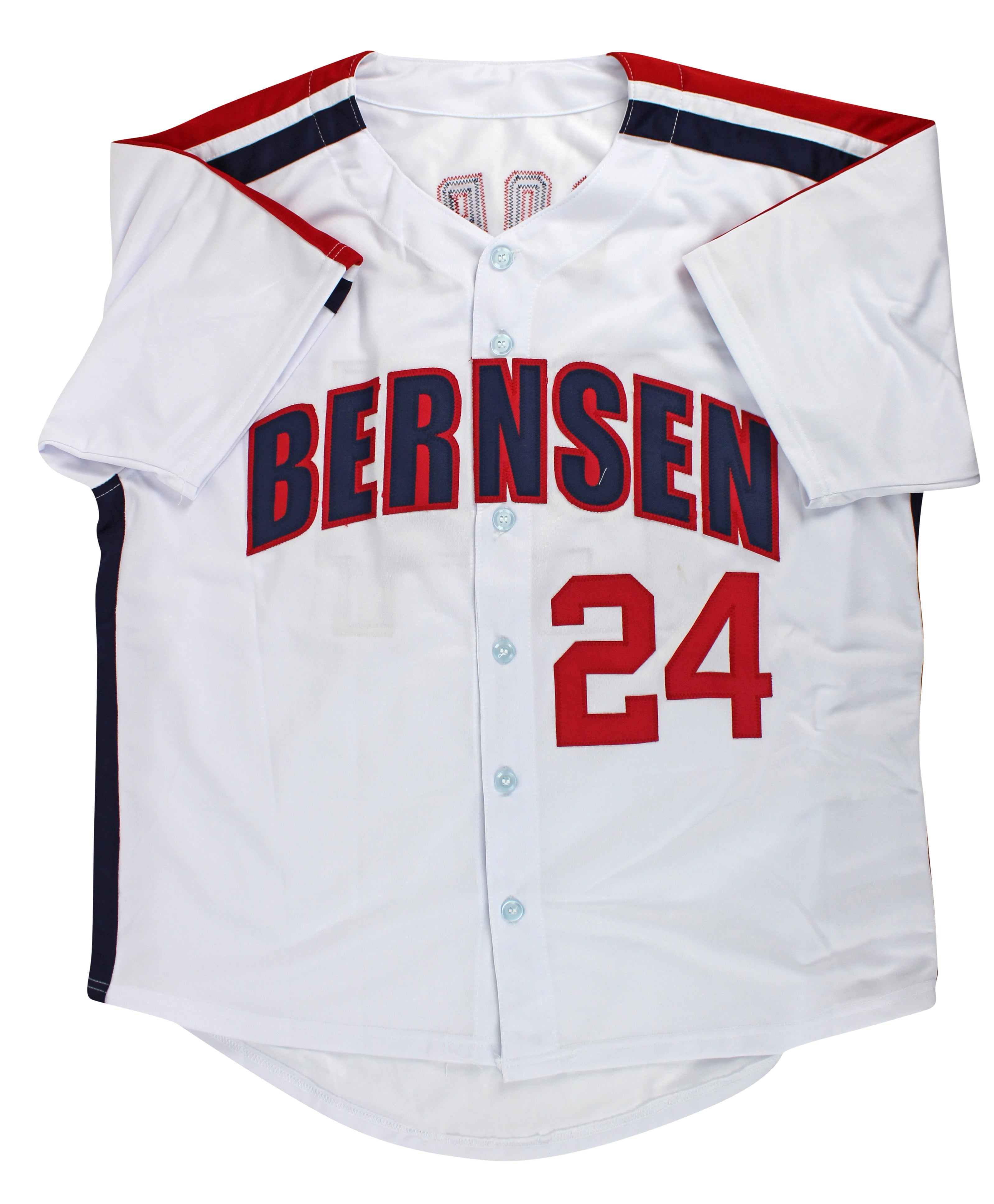Corbin Bernsen Major League "Dorn" Authentic Signed White Jersey BAS Witnessed