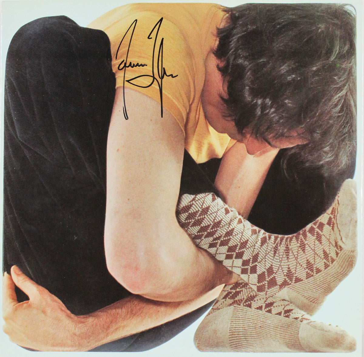 James Taylor Authentic Signed JT Vinyl Album Sleeve Autographed BAS #H63866