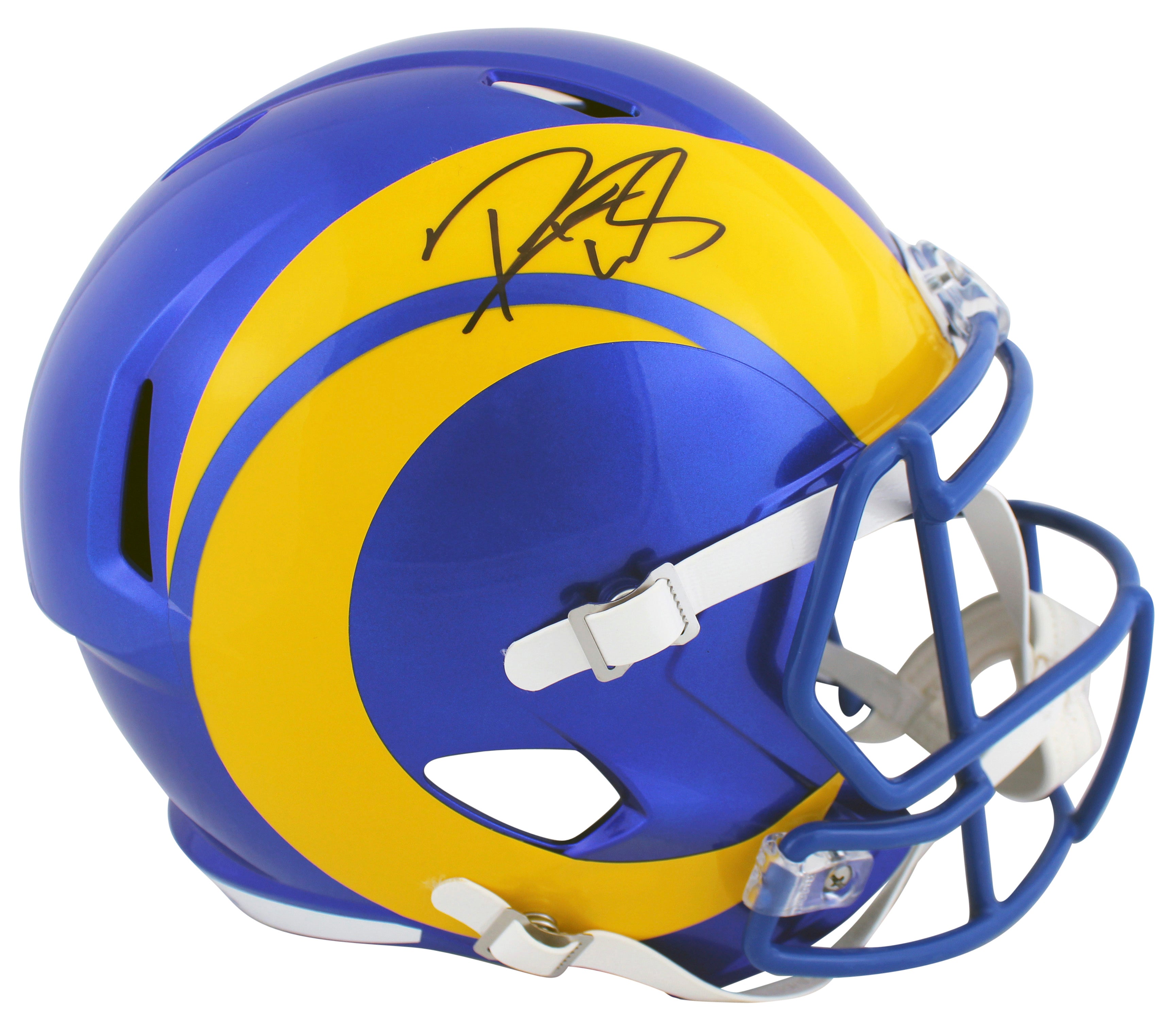 Rams Robert Woods Authentic Signed Full Size Speed Rep Helmet BAS Witnessed