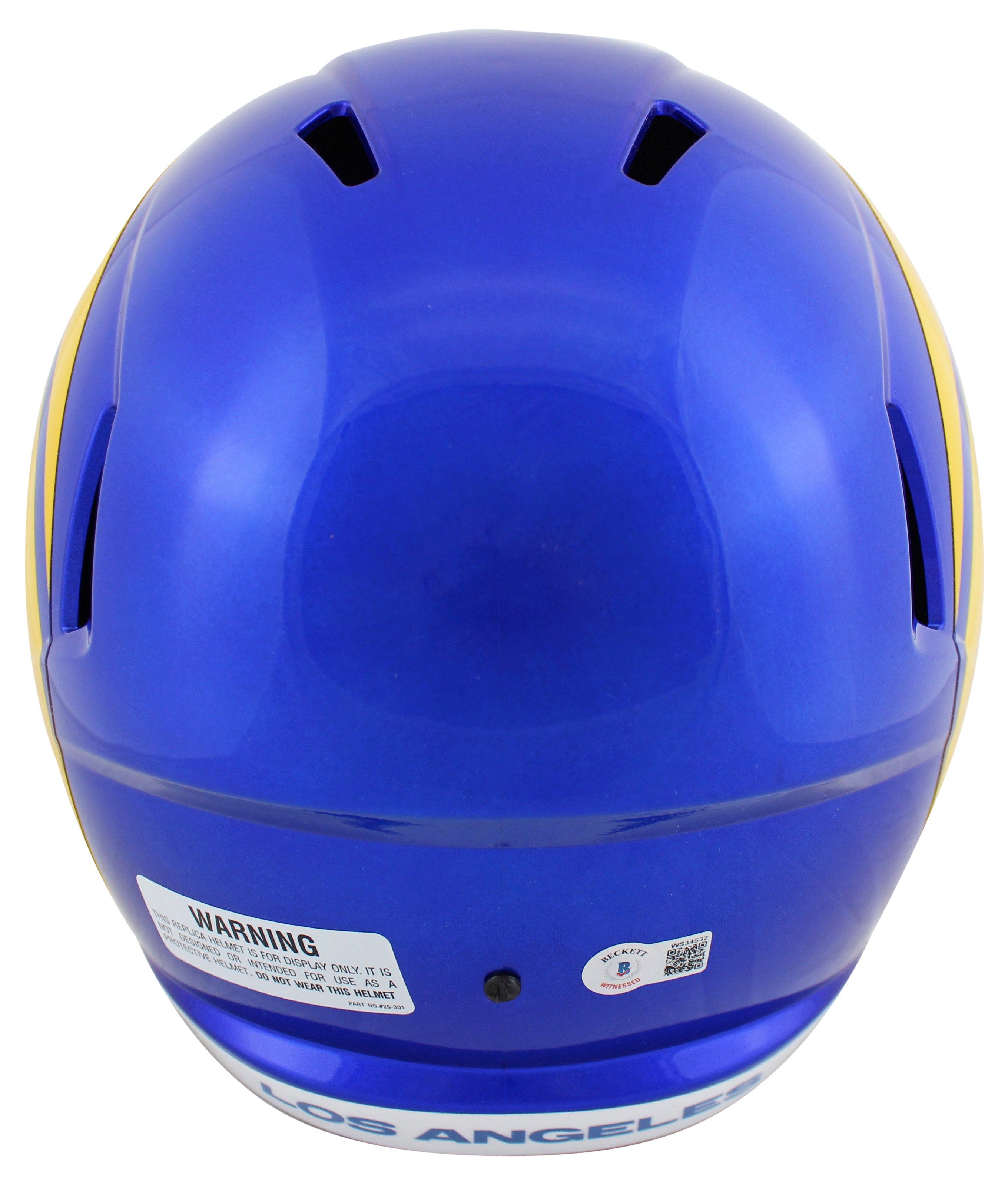 Rams Robert Woods Authentic Signed Full Size Speed Rep Helmet BAS Witnessed