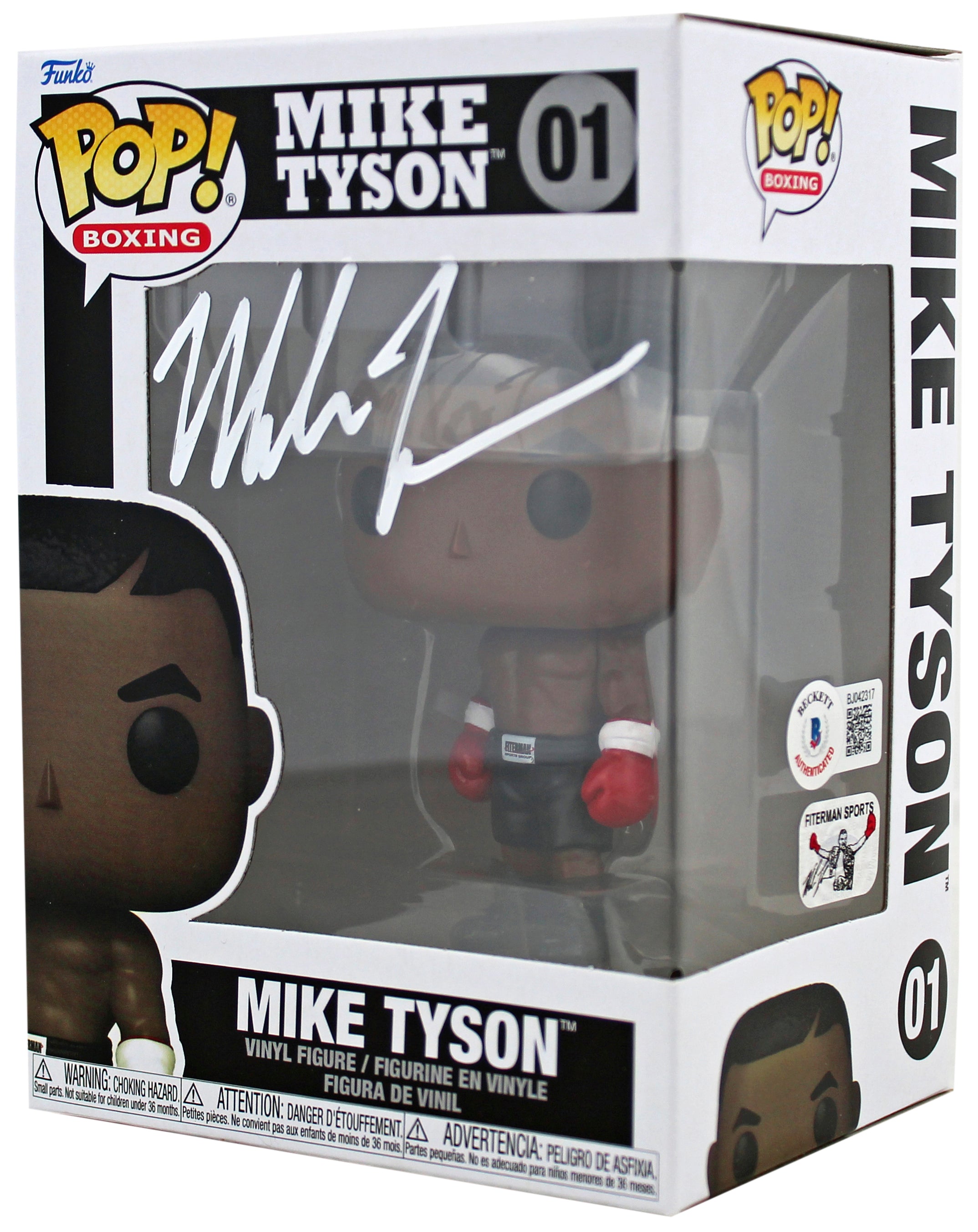 Mike Tyson Authentic Signed Funko Pop Vinyl Figure Autographed BAS