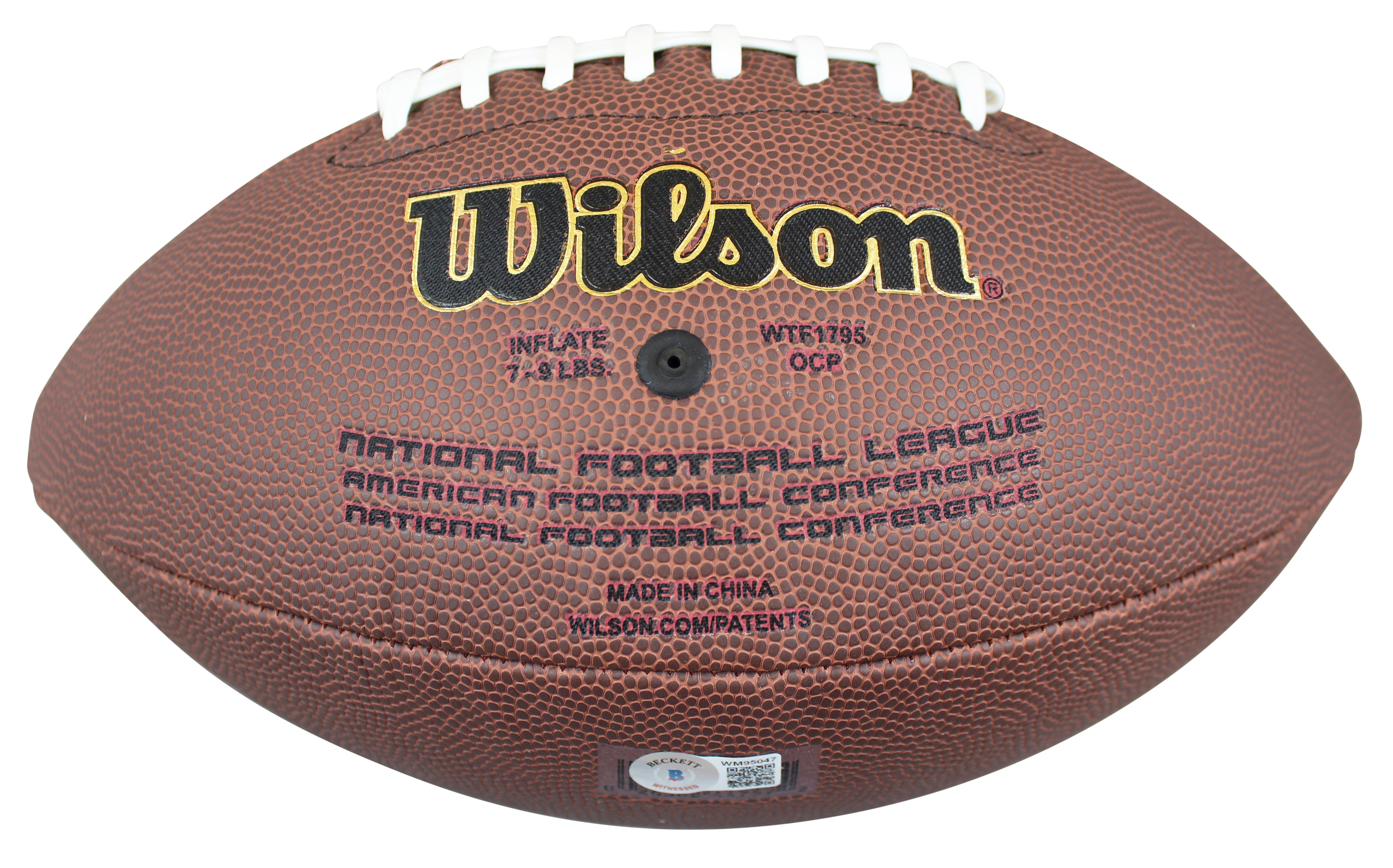 Cowboys Tony Dorsett Authentic Signed Super Grip Nfl Football BAS Witnessed