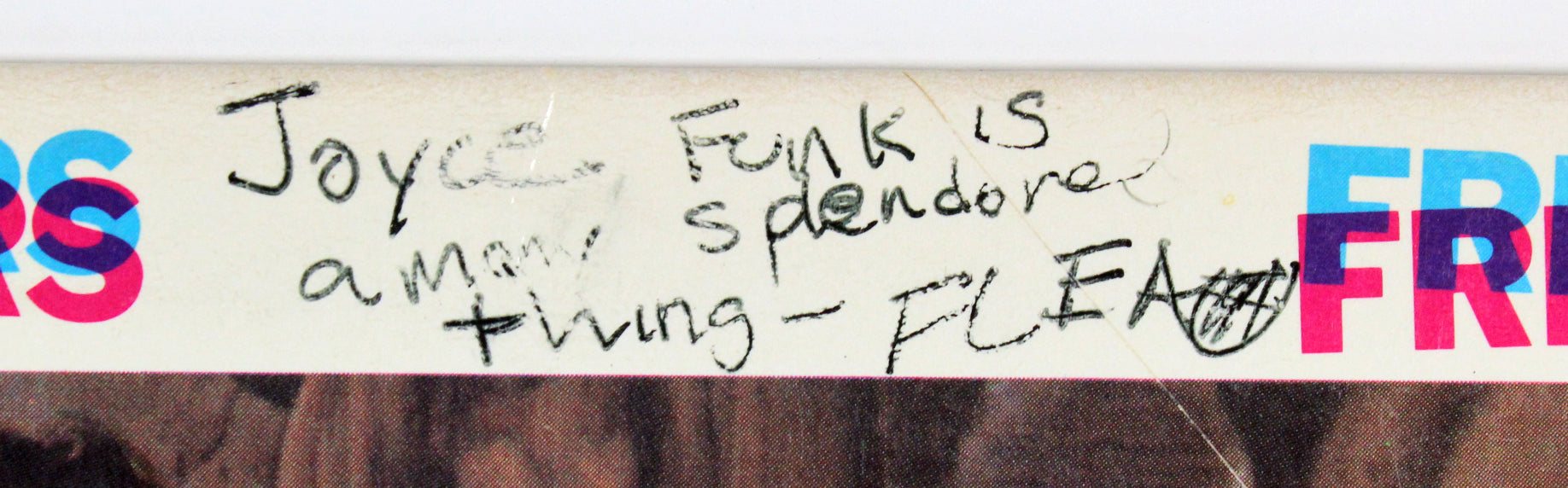 RHCP (4) Kiedis, Flea, Slovak, Martinez Signed Freaky Styley Album Cover BAS