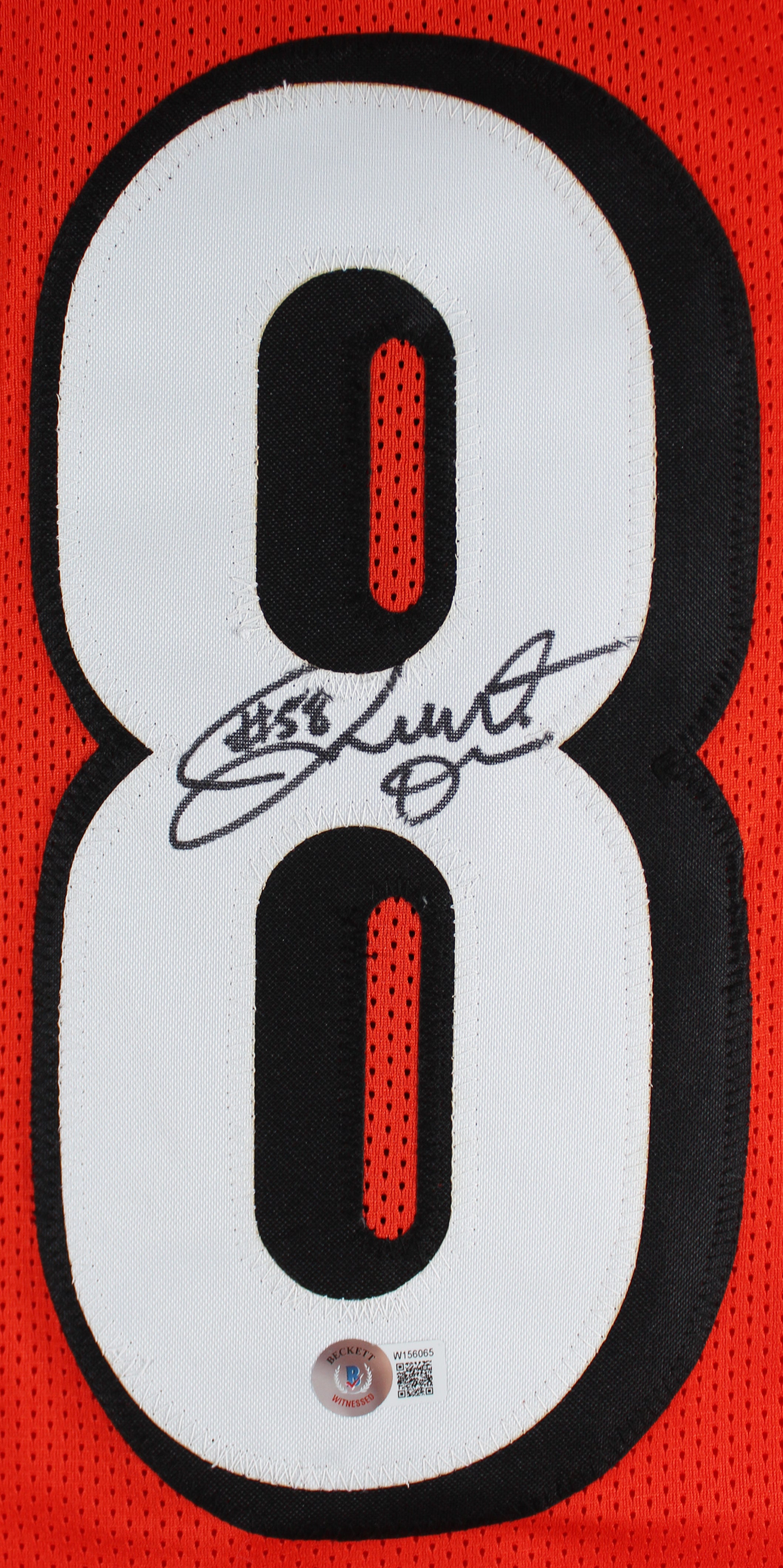 Joseph Ossai Authentic Signed Orange Pro Style Jersey Autographed BAS Witnessed