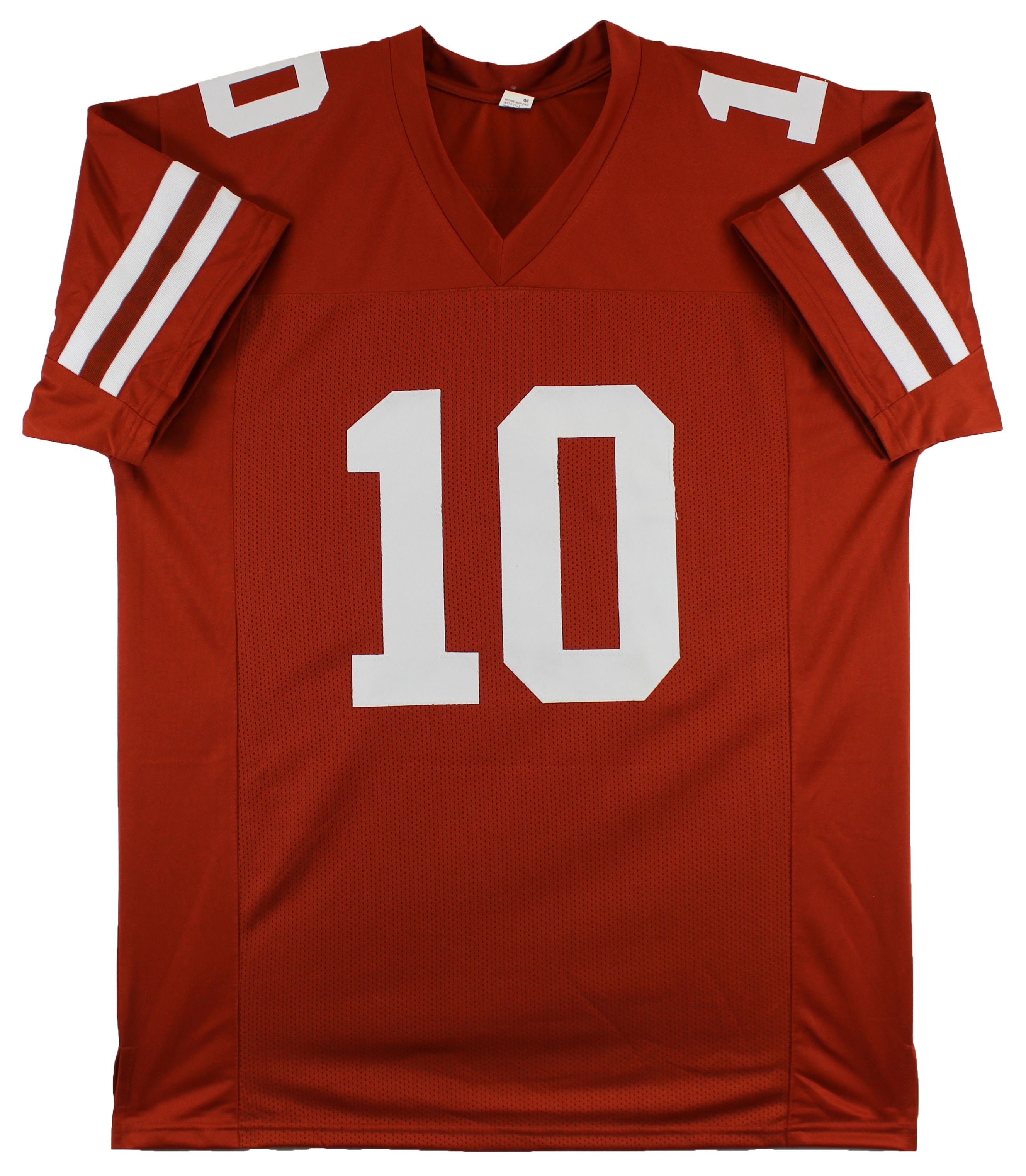 Texas Vince Young Authentic Signed Burnt Orange Pro Style Jersey BAS Witnessed